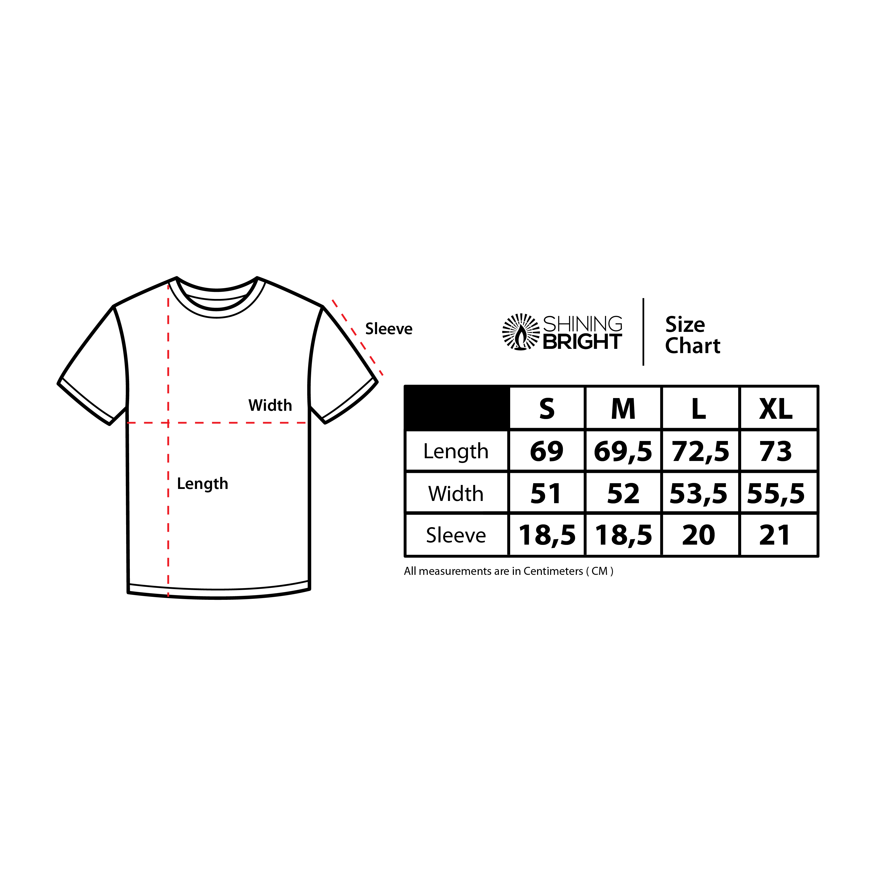 Shining Bright Kilua Tshirt - Black