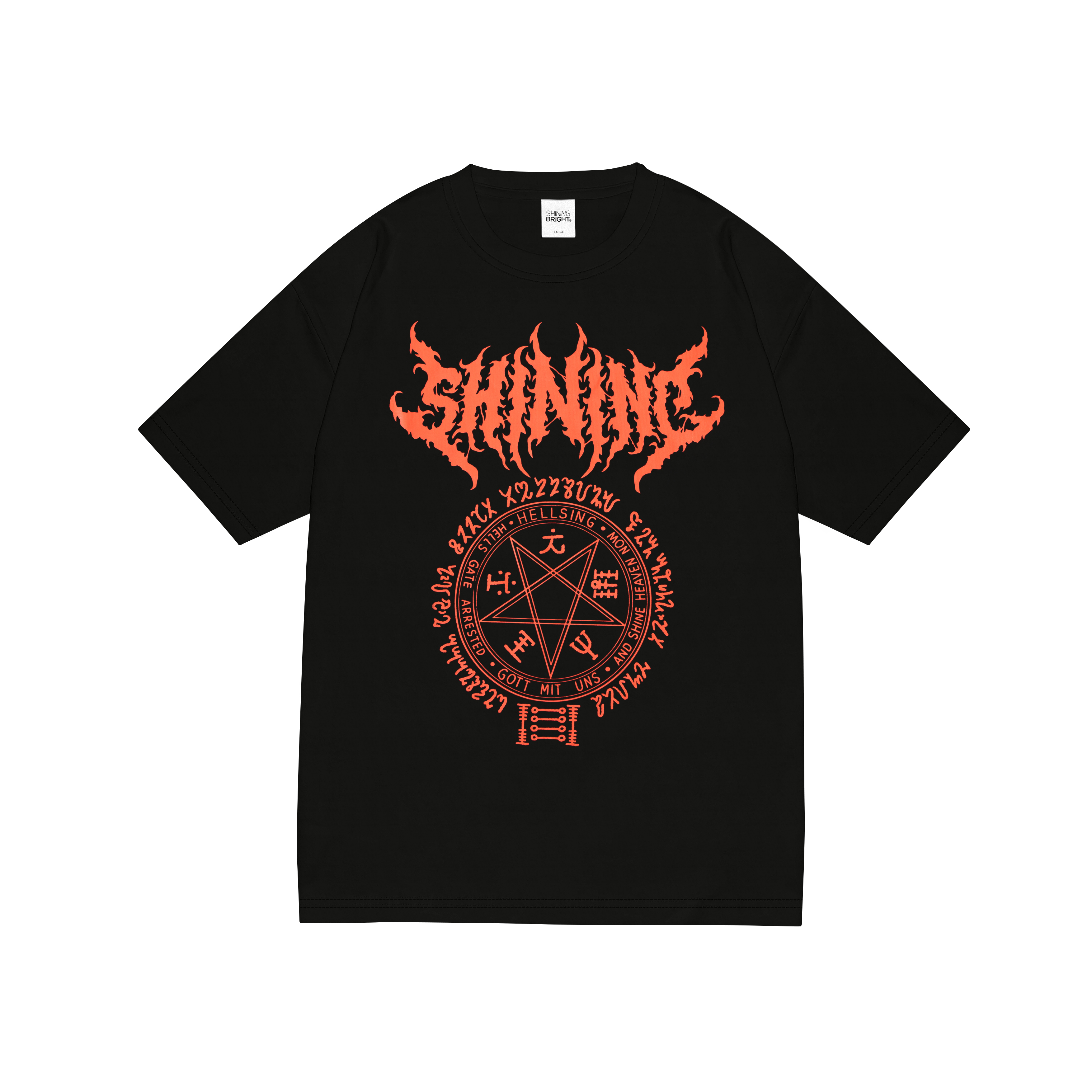 Shining Bright Death Tshirt - Black