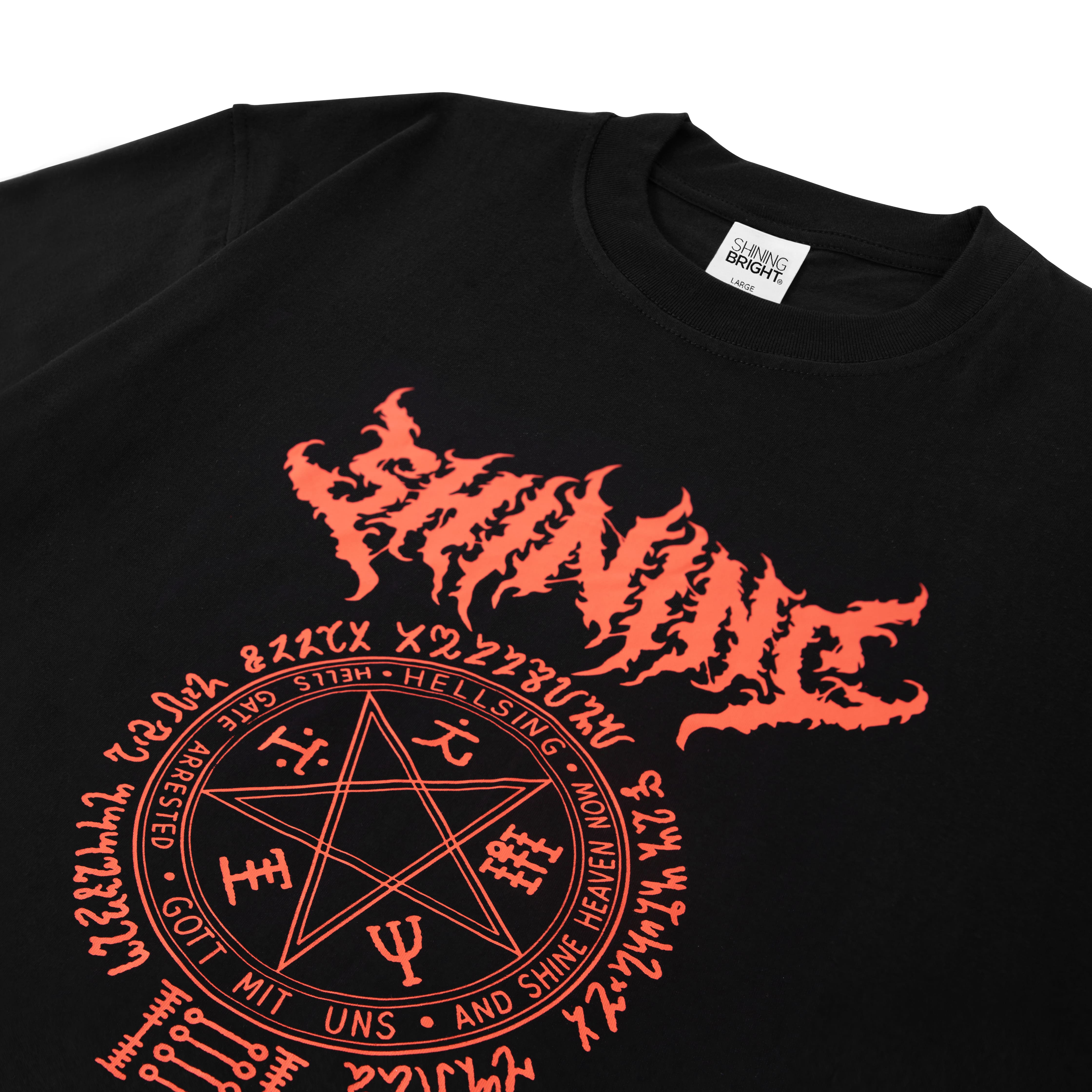 Shining Bright Death Tshirt - Black