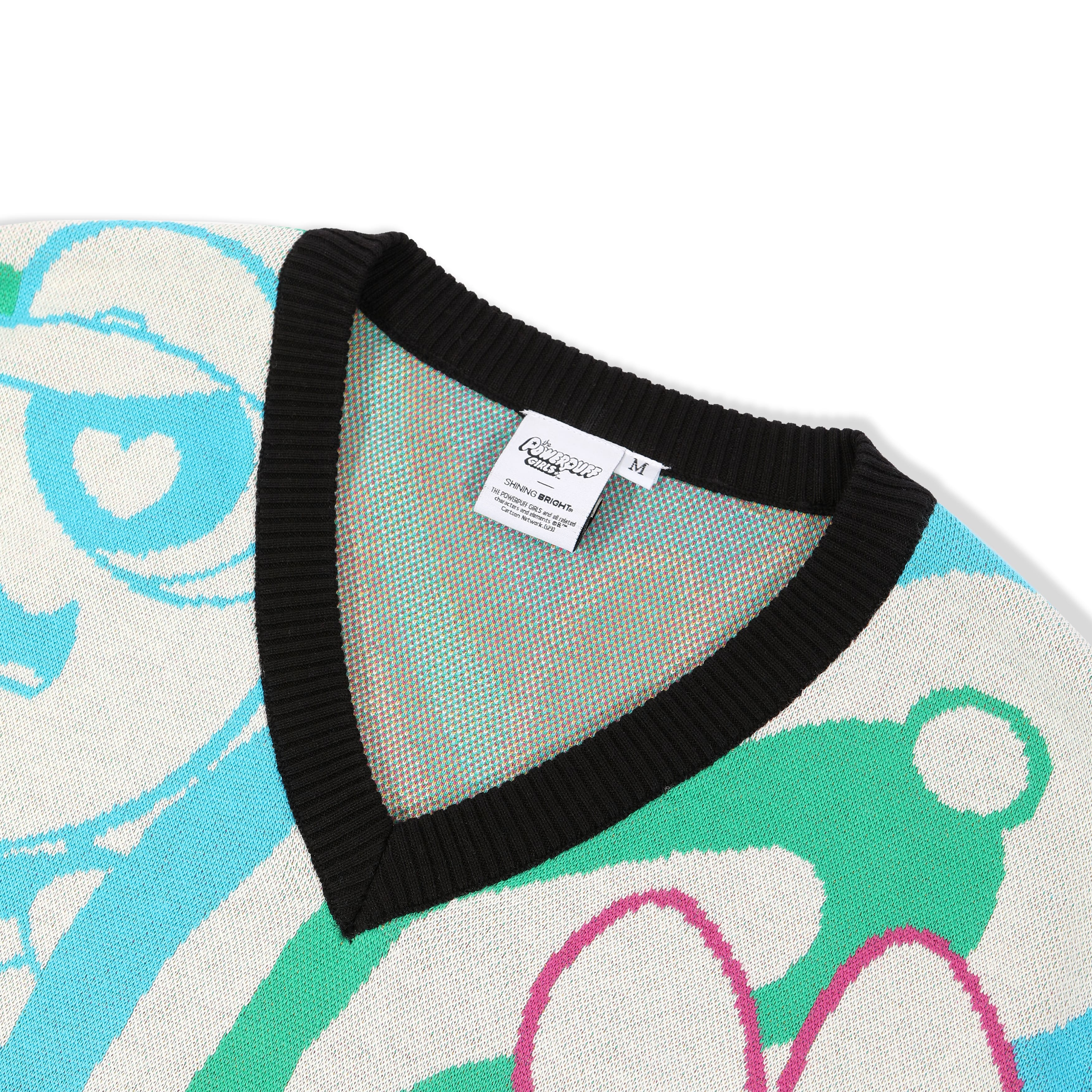 Powerpuffs Girls Marble Team Knitvest - Multi Color