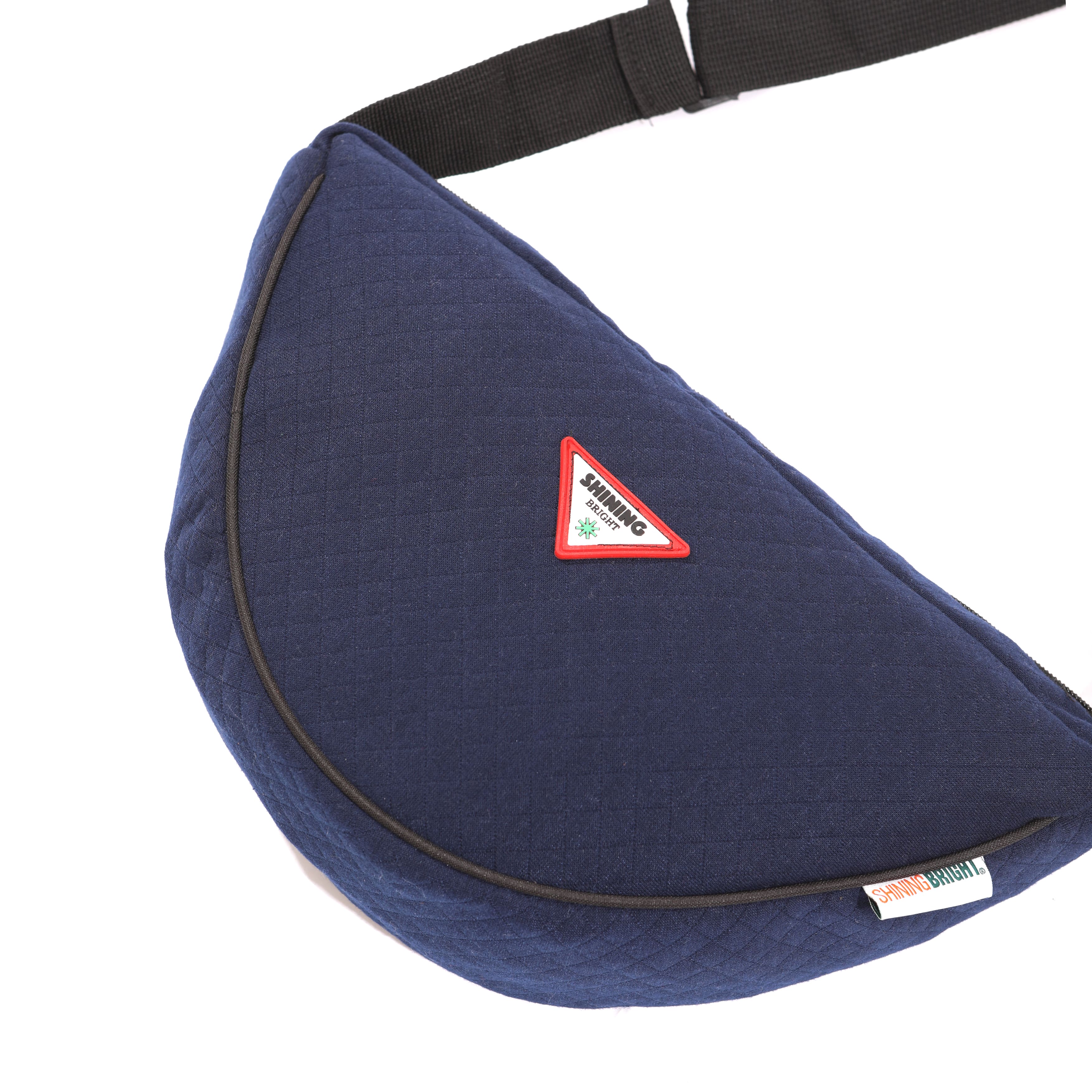 Shining Bright Quilt Sling Bag - Navy