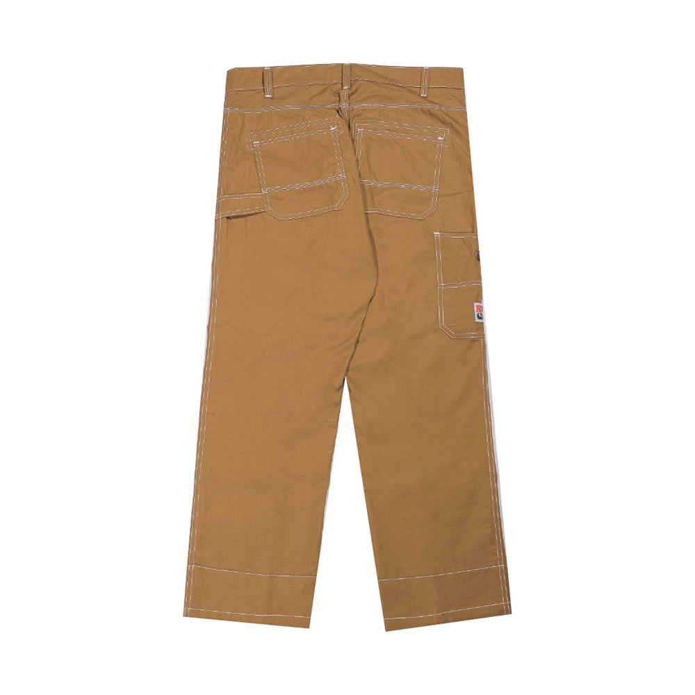 Shining Bright Wave Long Cargo Pants - Brown