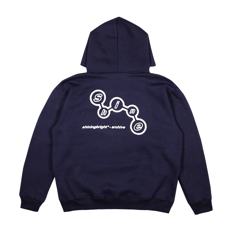 Shining Bright Helix Pullover Hoodie - Navy