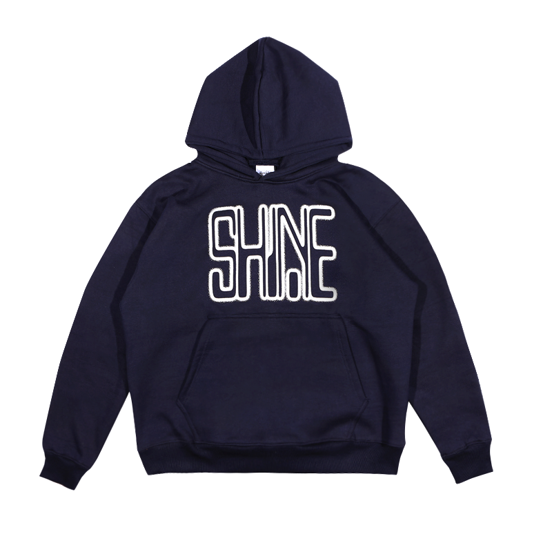 Shining Bright Helix Pullover Hoodie - Navy