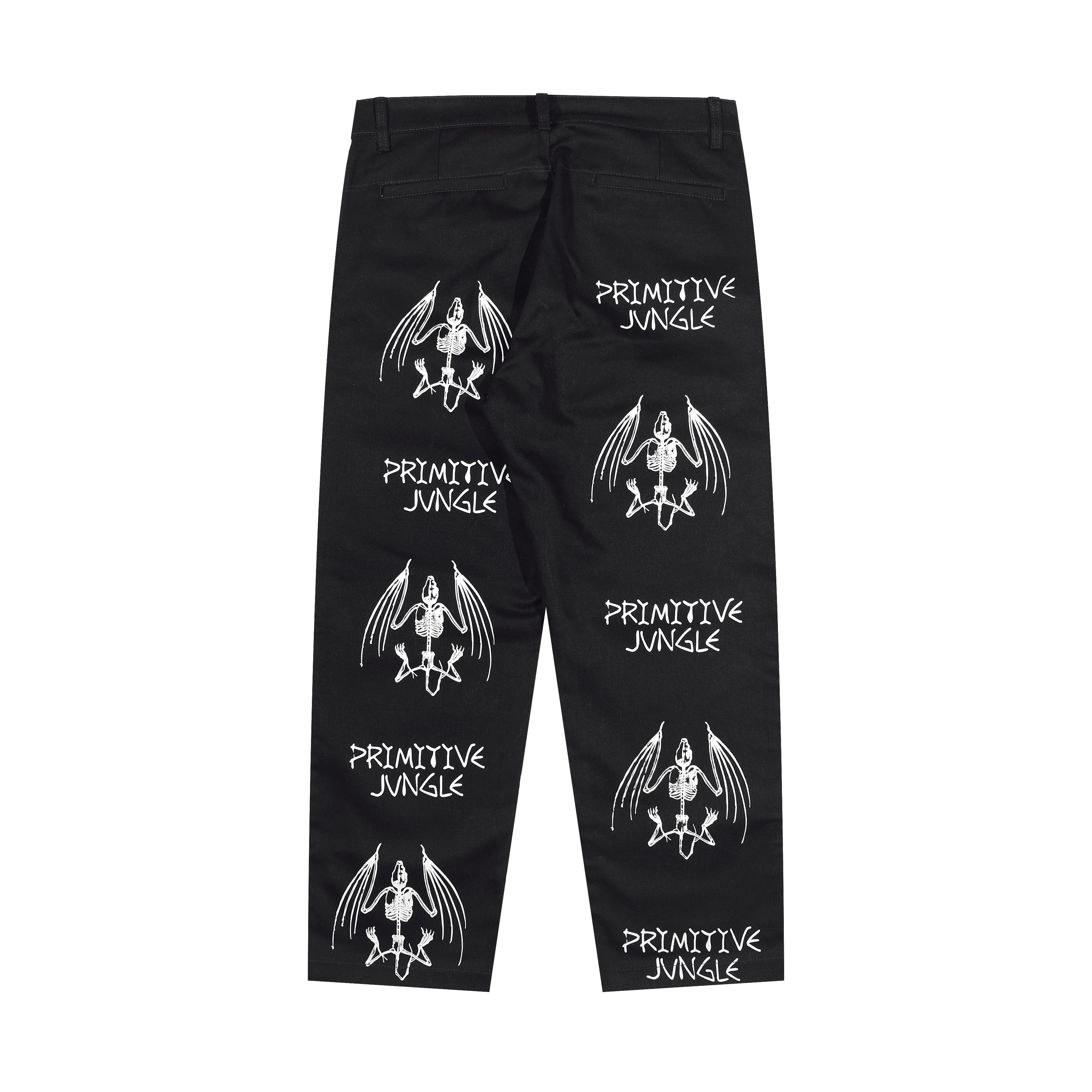 Shining Bright Primitive Jungle Long Pants - Black
