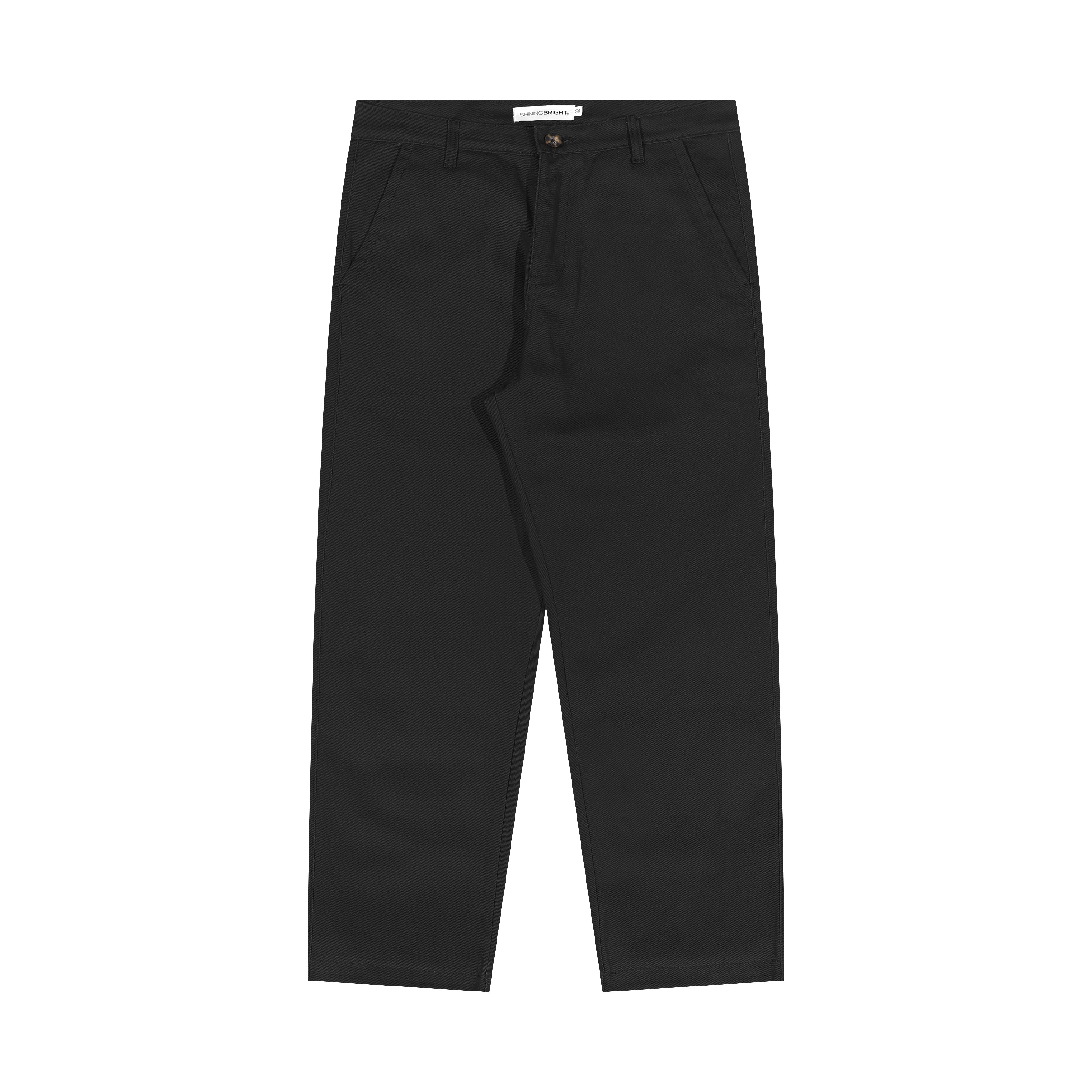 Shining Bright Chinos Long Pants - Black