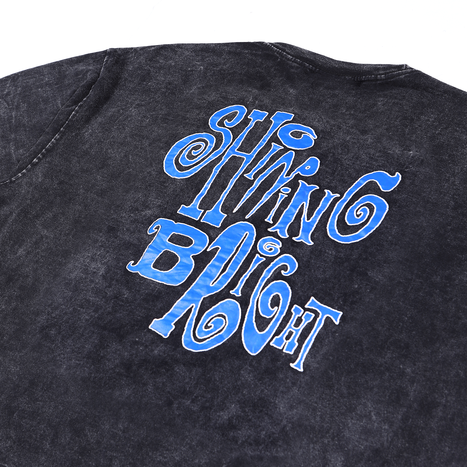 Shining Bright Ratatata Washed Tshirt - Black