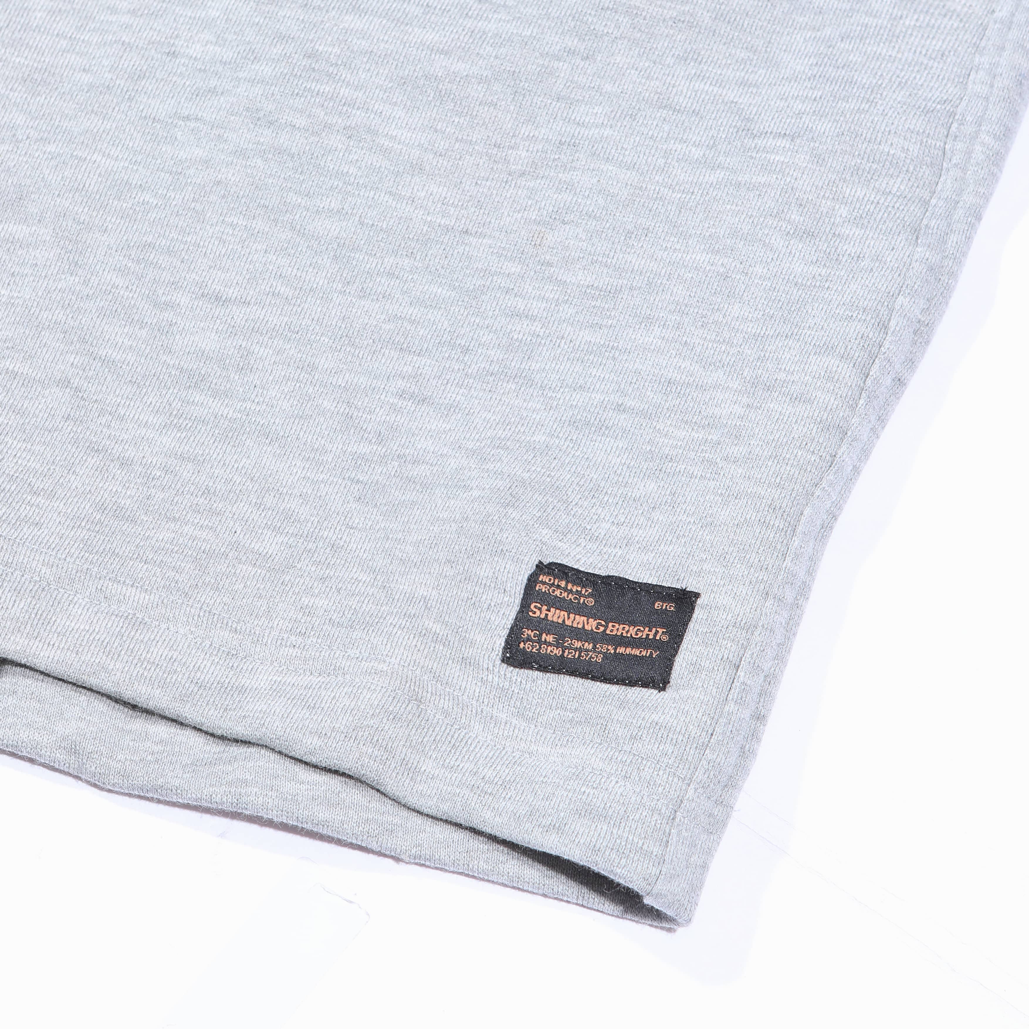Shining Bright Cordinate Short Pants - Misty grey
