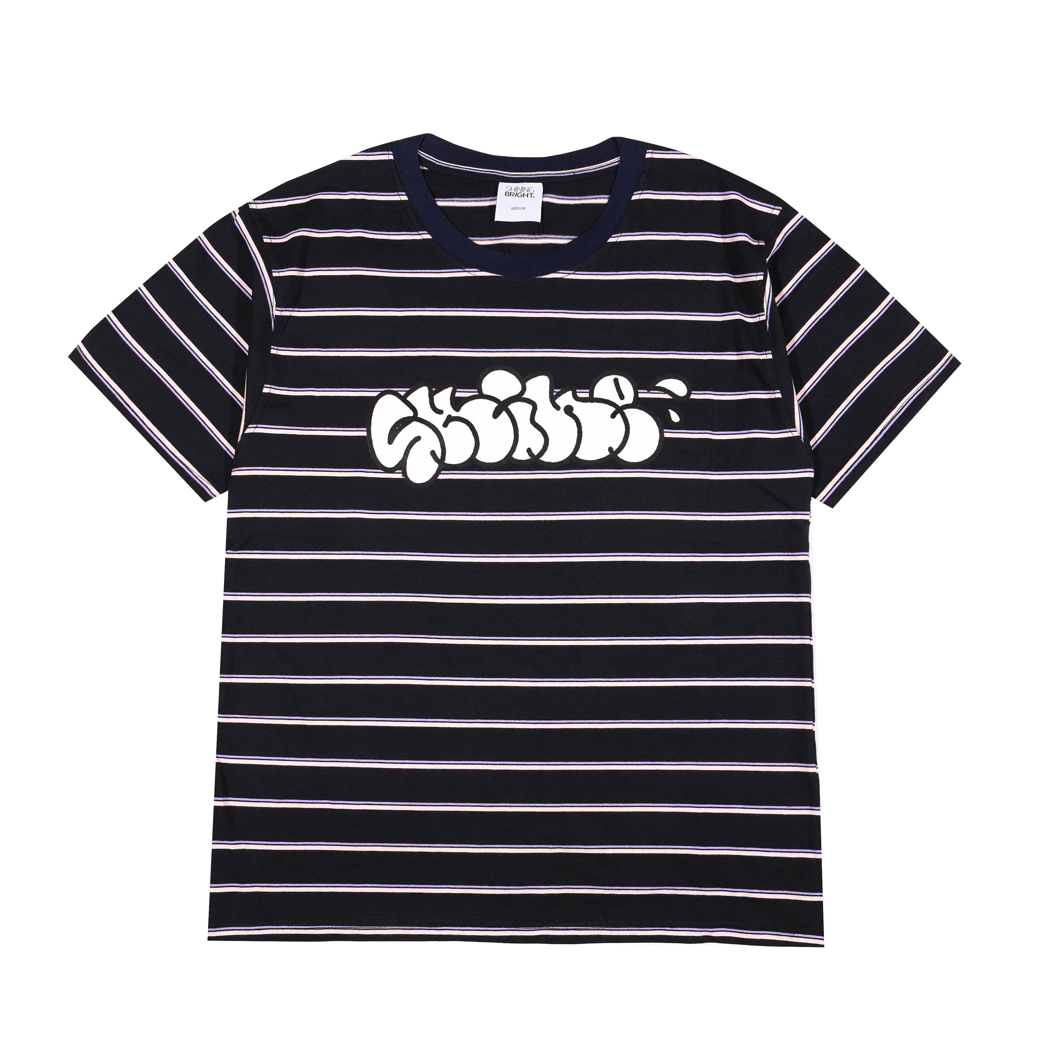 Shining Bright Drip Stripe - Black Purple