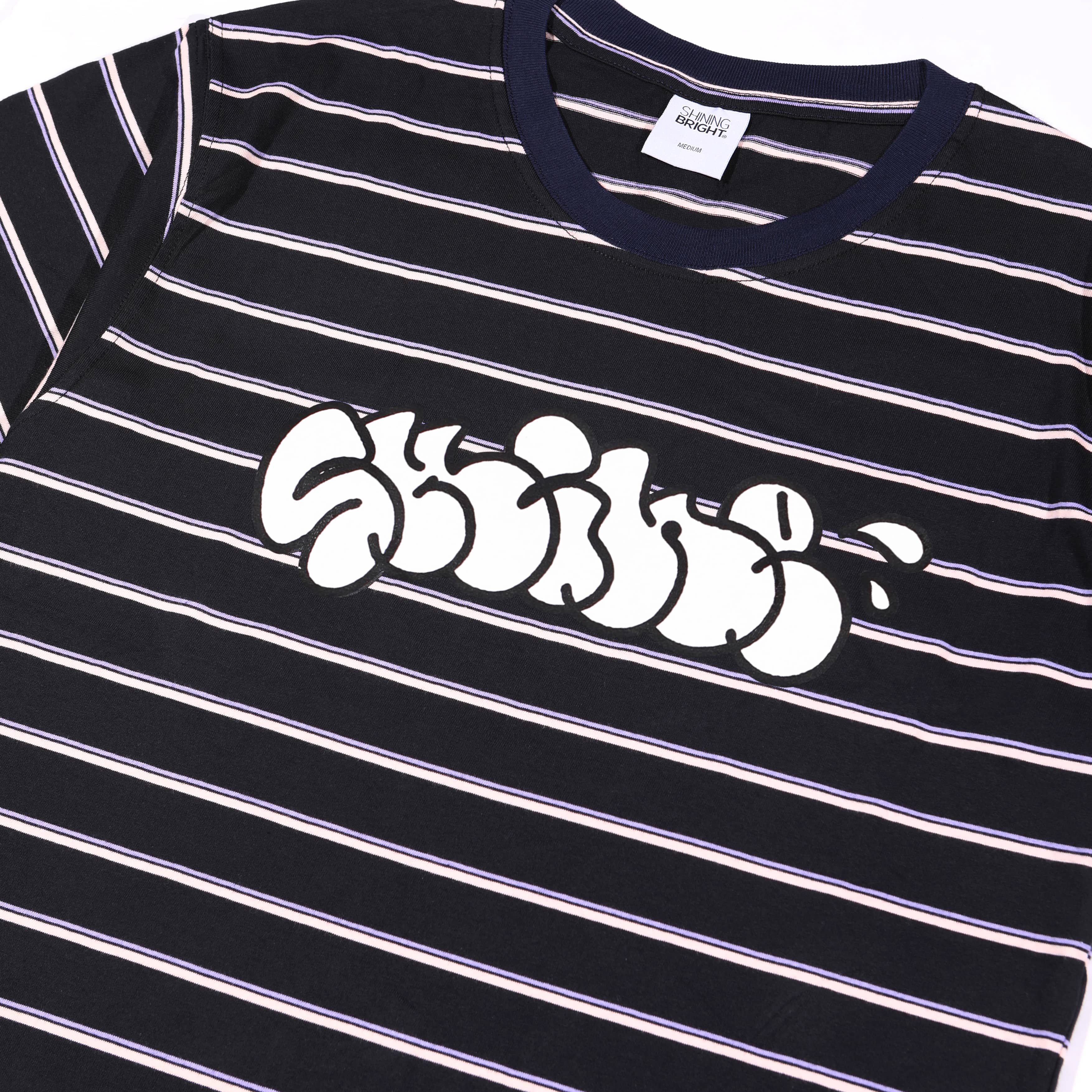 Shining Bright Drip Stripe - Black Purple