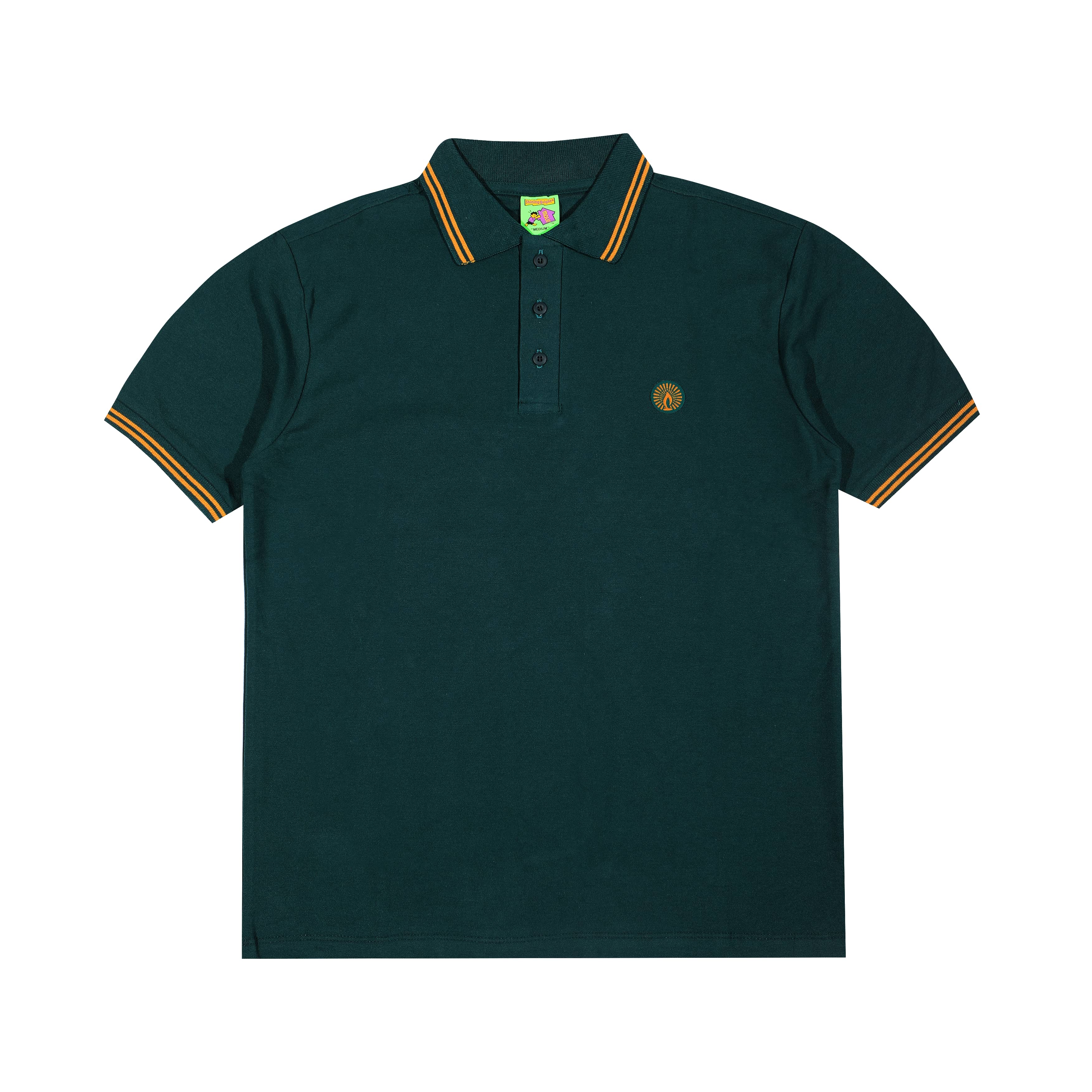 Shining Bright Light Logo Polo Shirt - Green