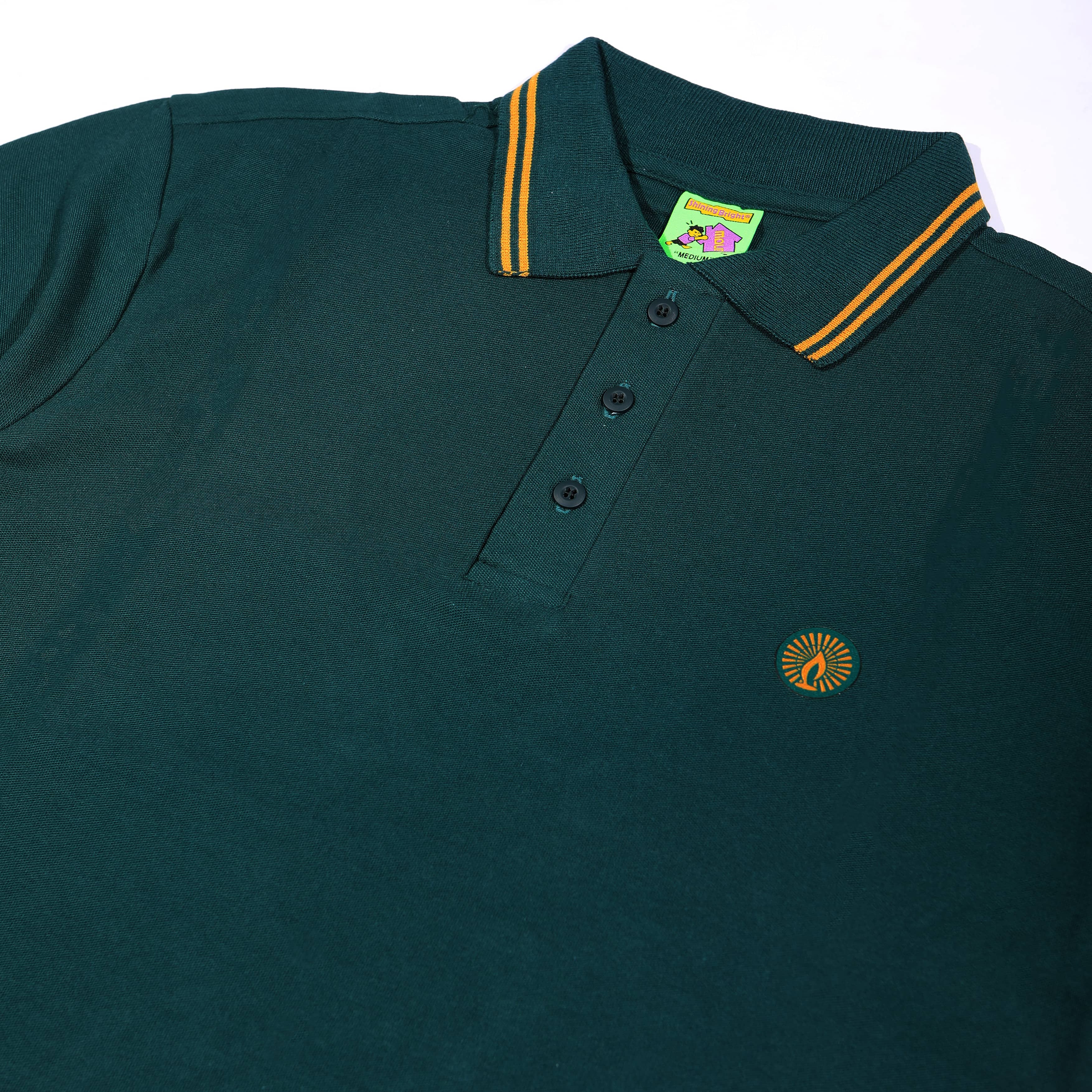 Shining Bright Light Logo Polo Shirt - Green