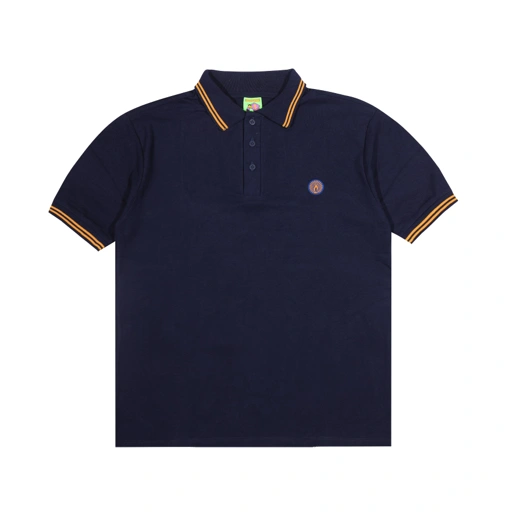 Image of Shining Bright Light Logo Polo Shirt - Navy