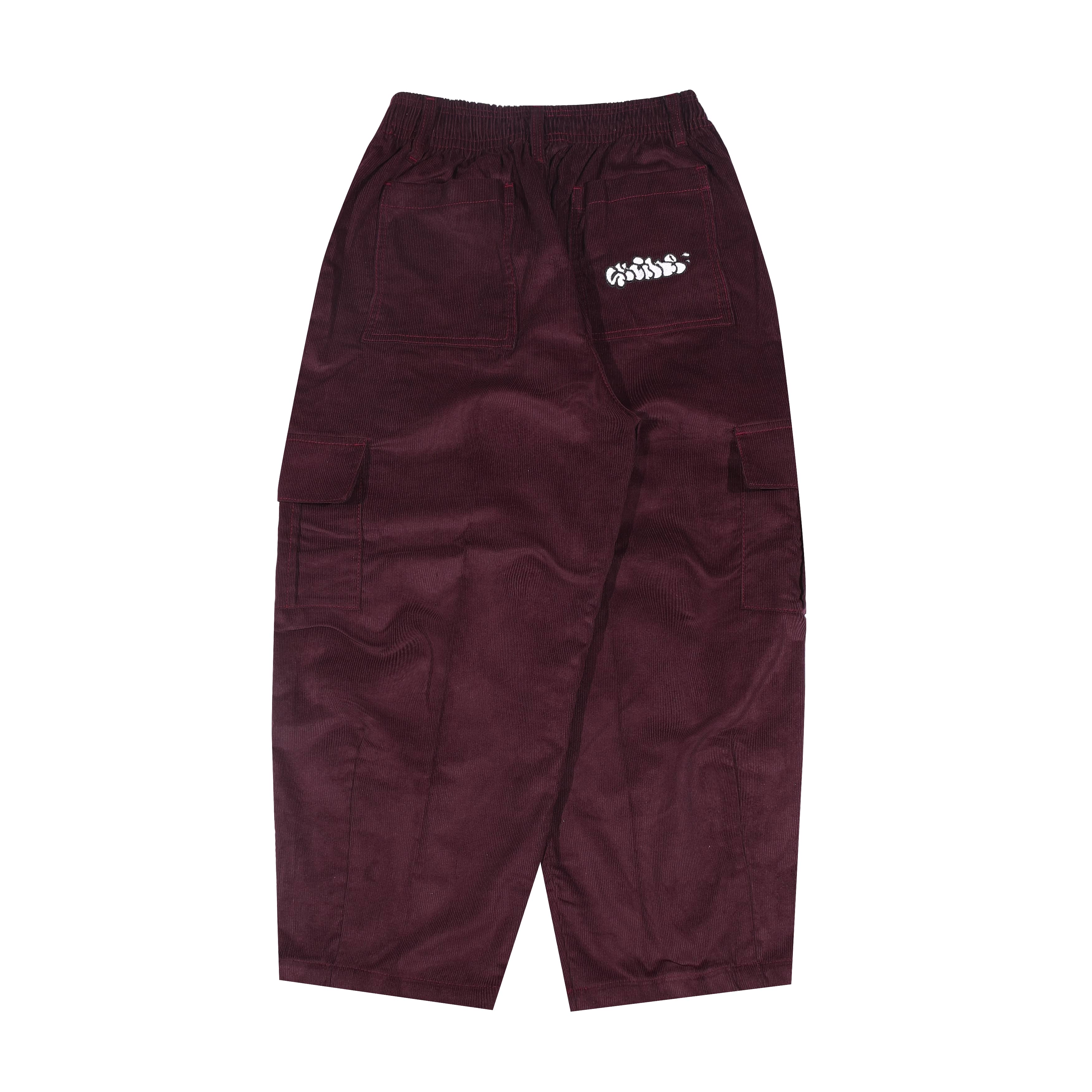 Shining Bright Long Cargo Pants Voyager Corduroy - Burgundy