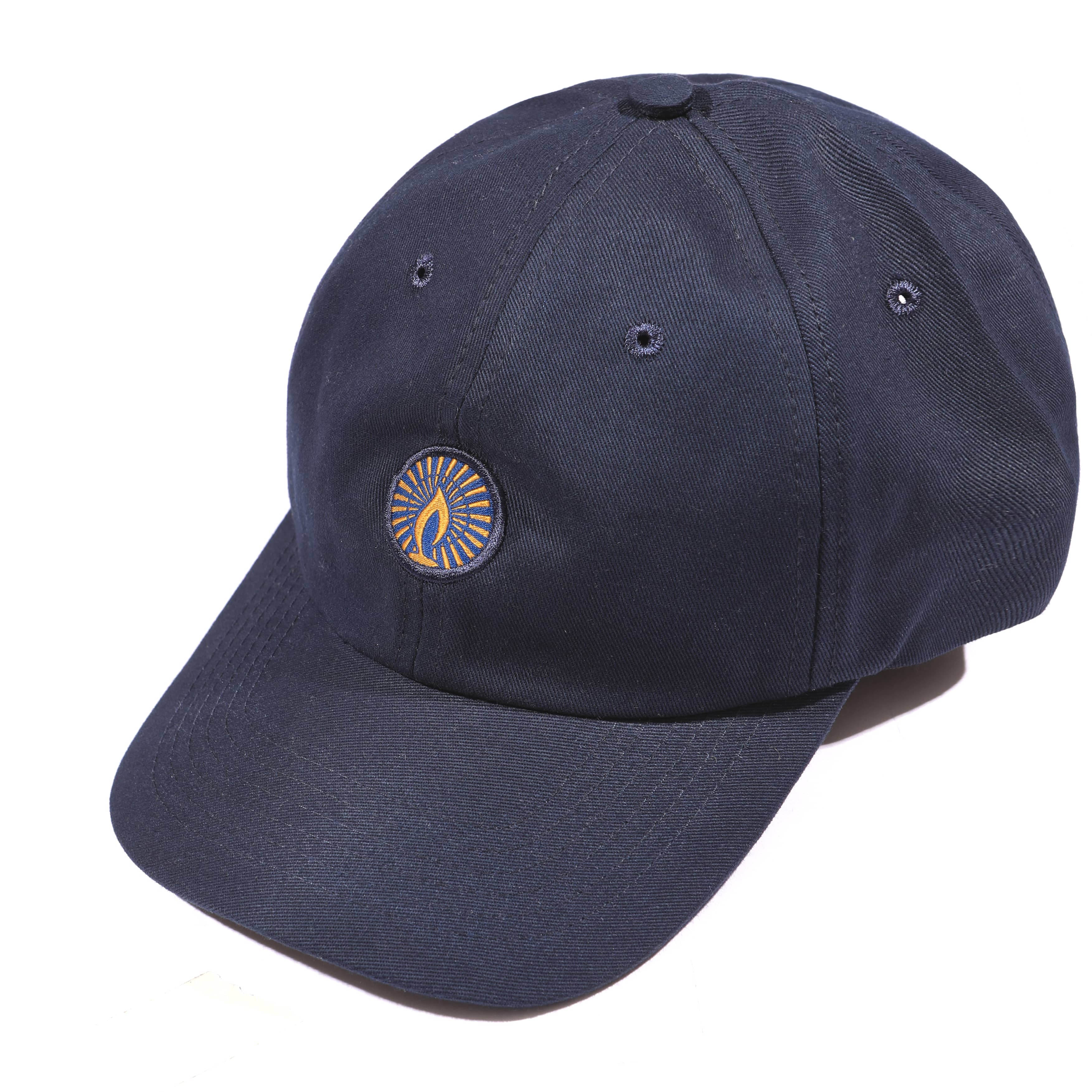 Shining Bright Light Gold Cap - Navy