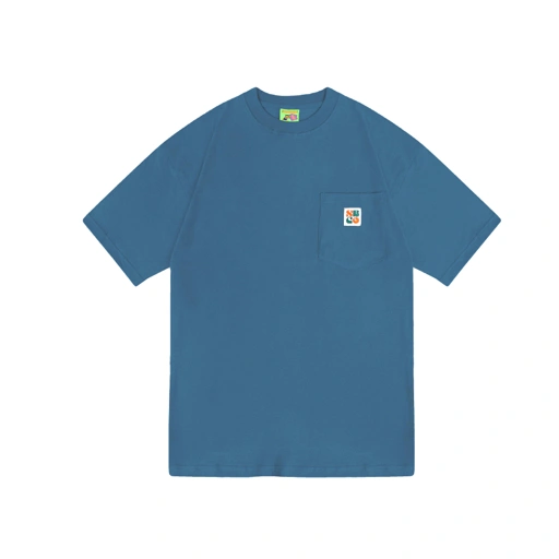 Image of Shining Bright Pocket Tshirt - Steel Blue