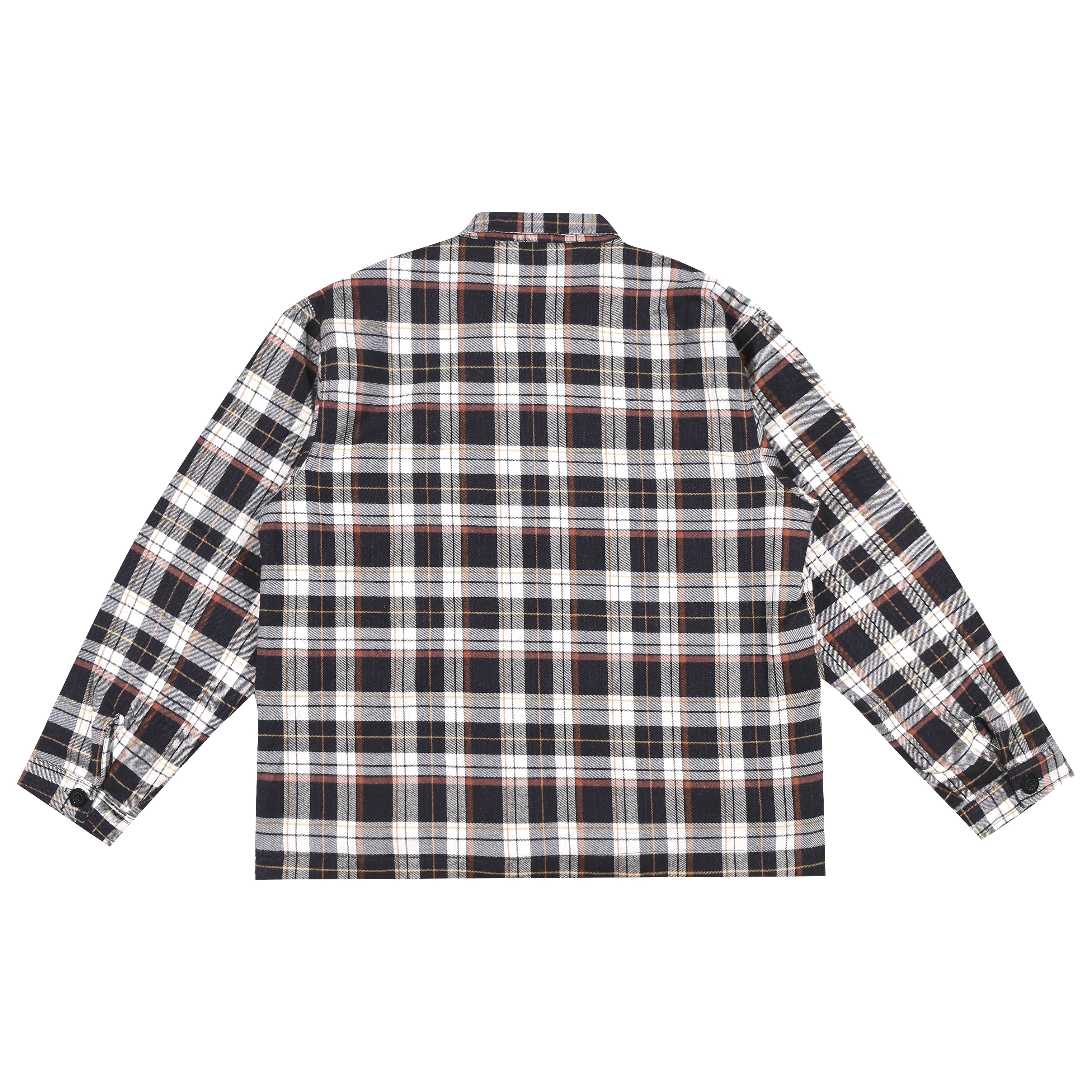 Shining Bright Home Work Jacket Brown - Black White