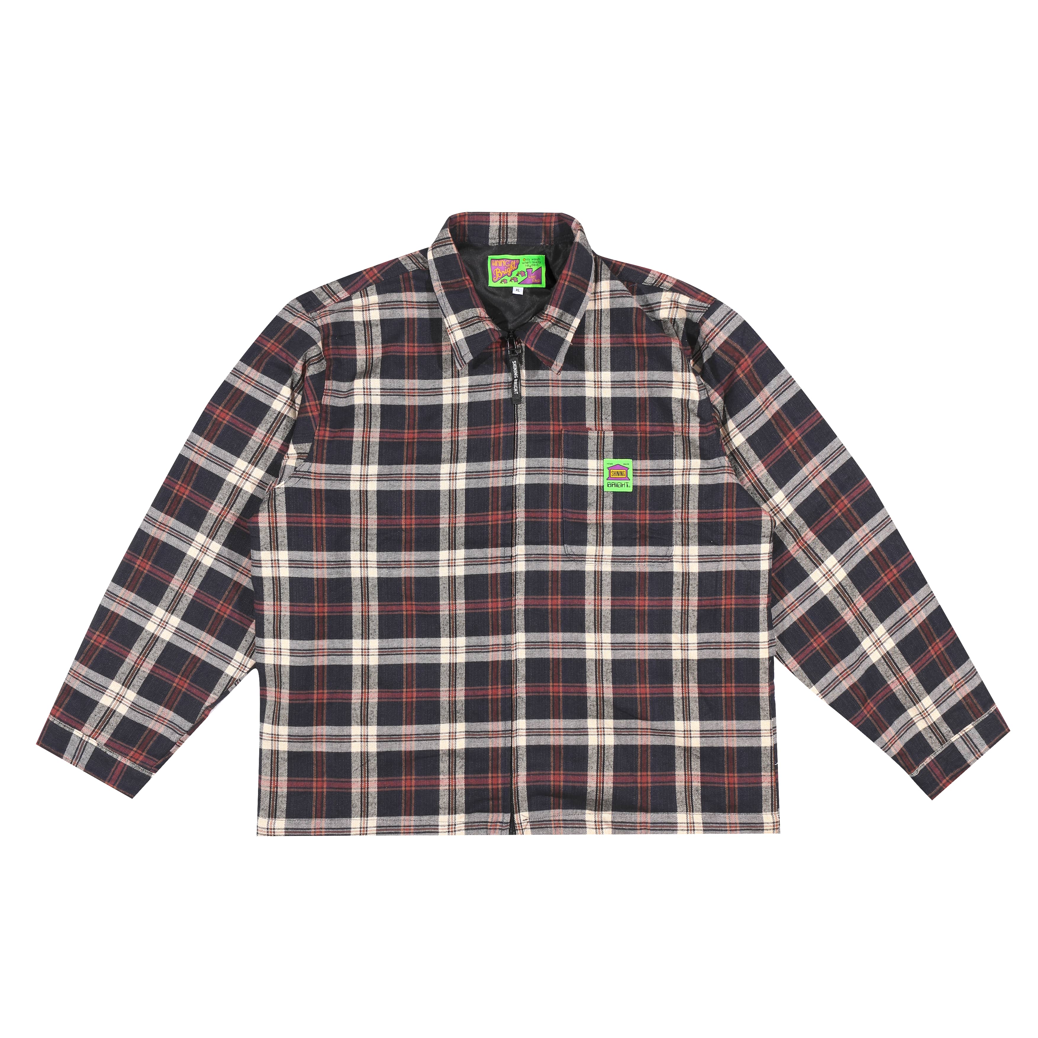 Shining Bright Home Work Jacket Red - Black