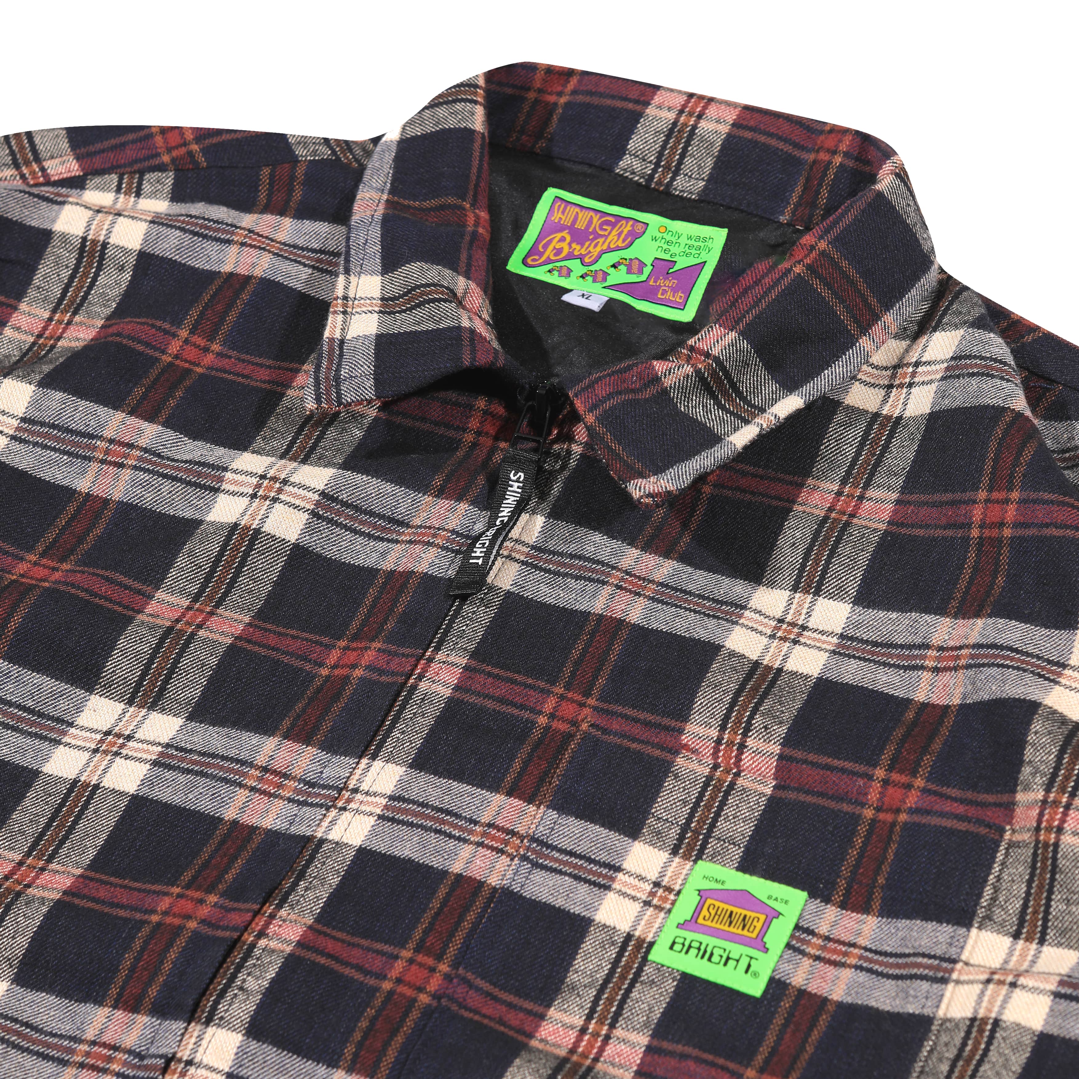 Shining Bright Home Work Jacket Red - Black