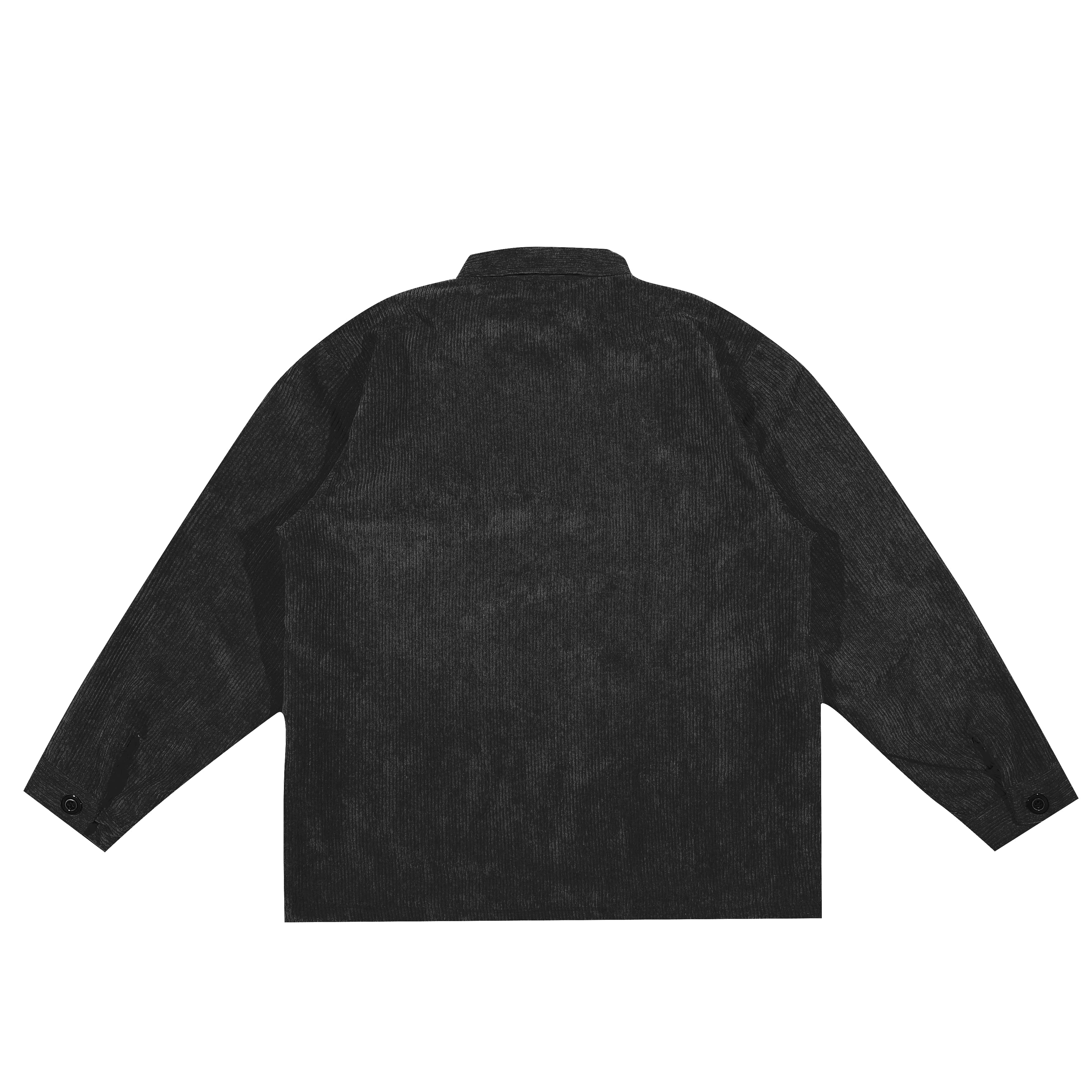 Shining Bright Light Corduroy Work Jacket - Black