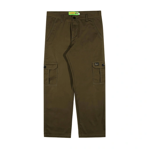 Image of Shining Bright Vain Long Cargo Pants - Army