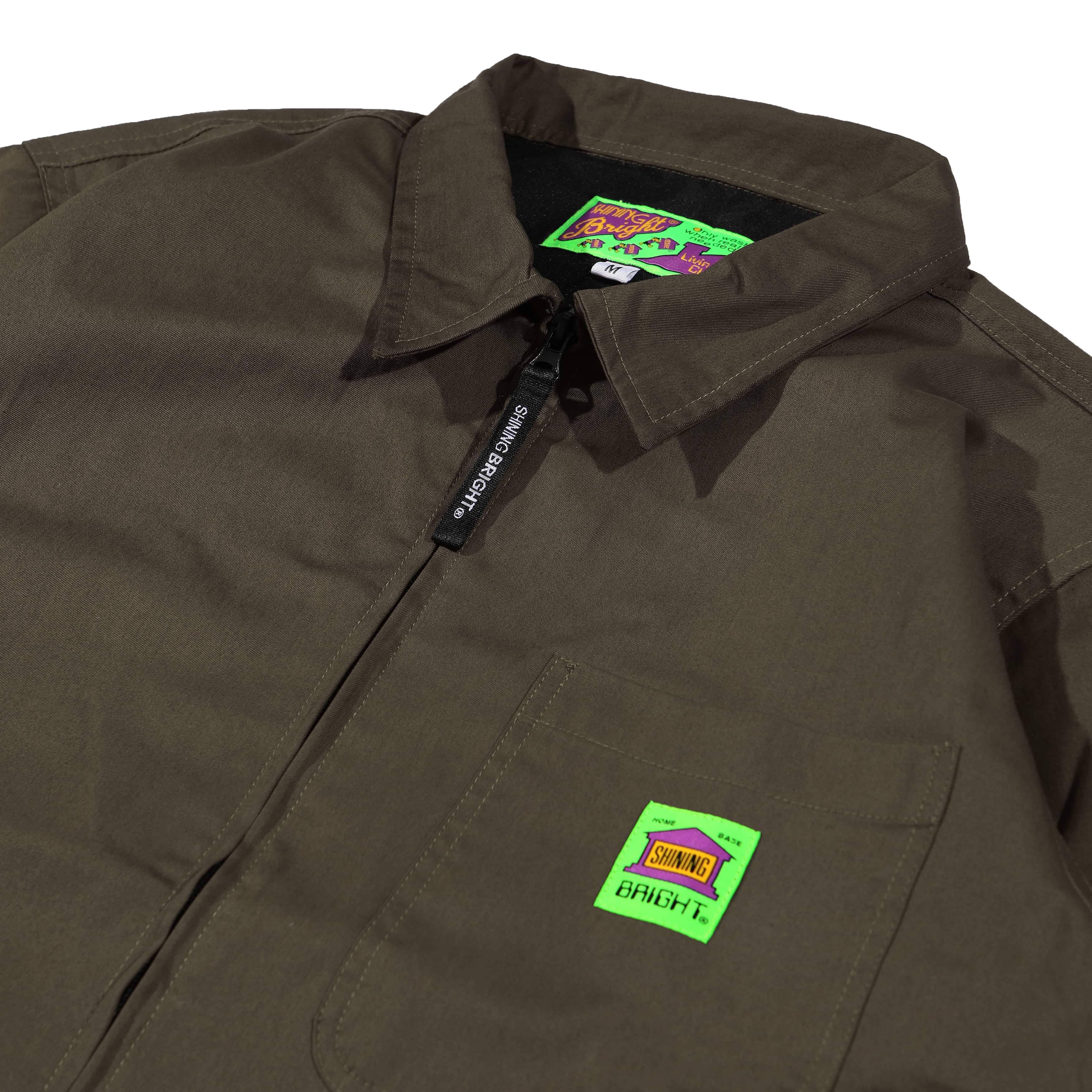 Shining Bright Home Work Jacket - Green Army