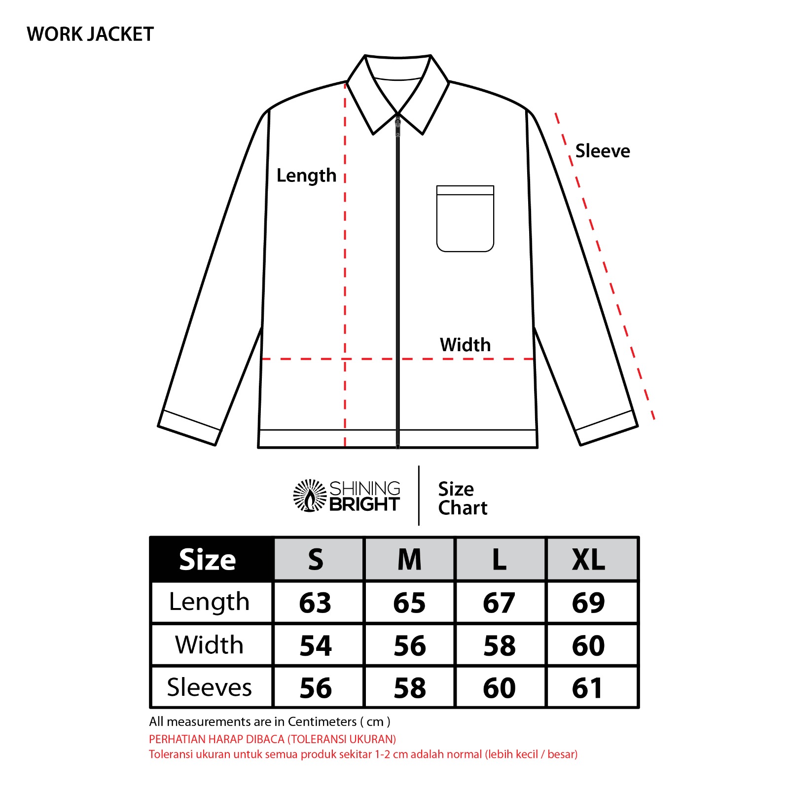 Shining Bright Work Jacket Rustic - Navy
