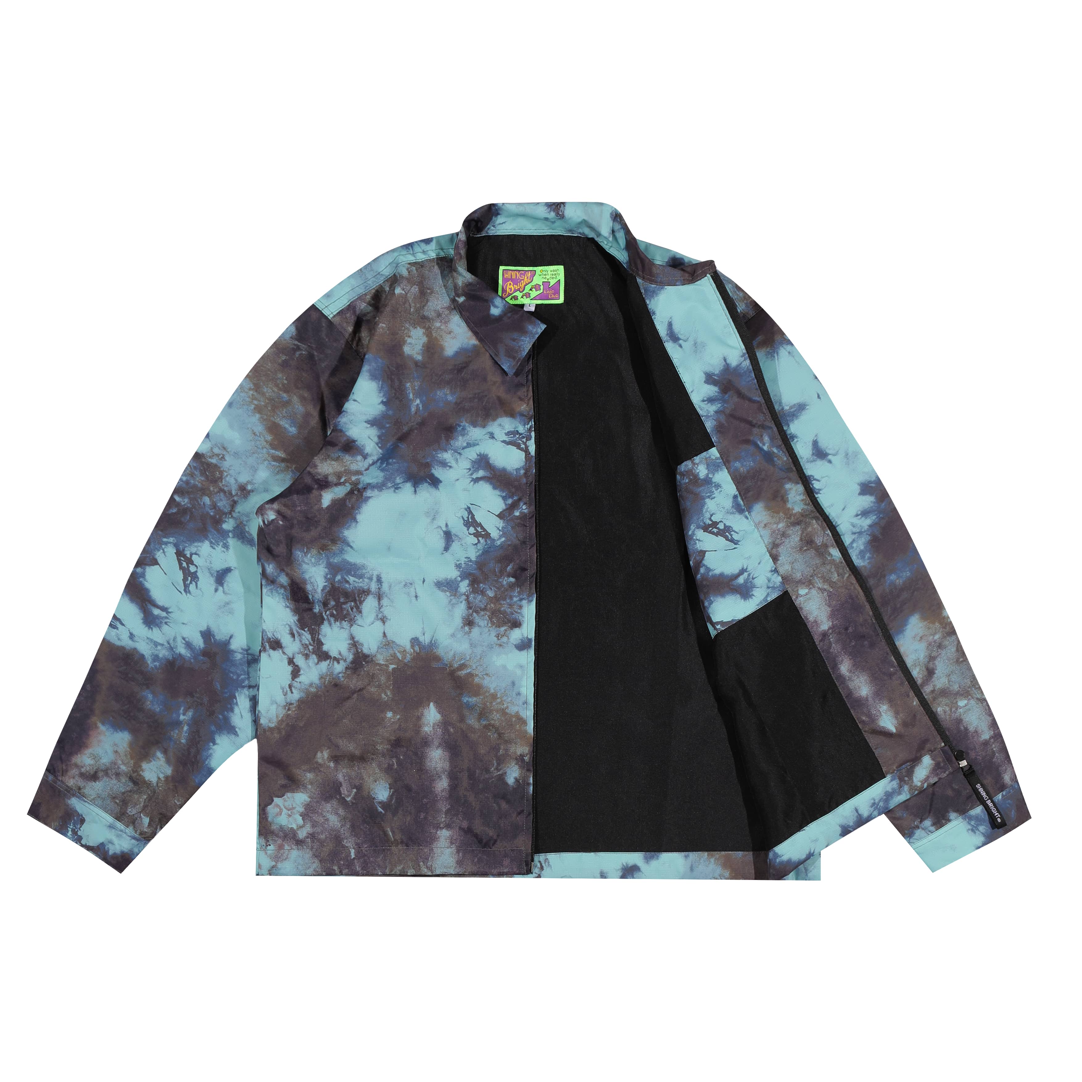 Shining Bright Work Jacket Tie-dye - Blue
