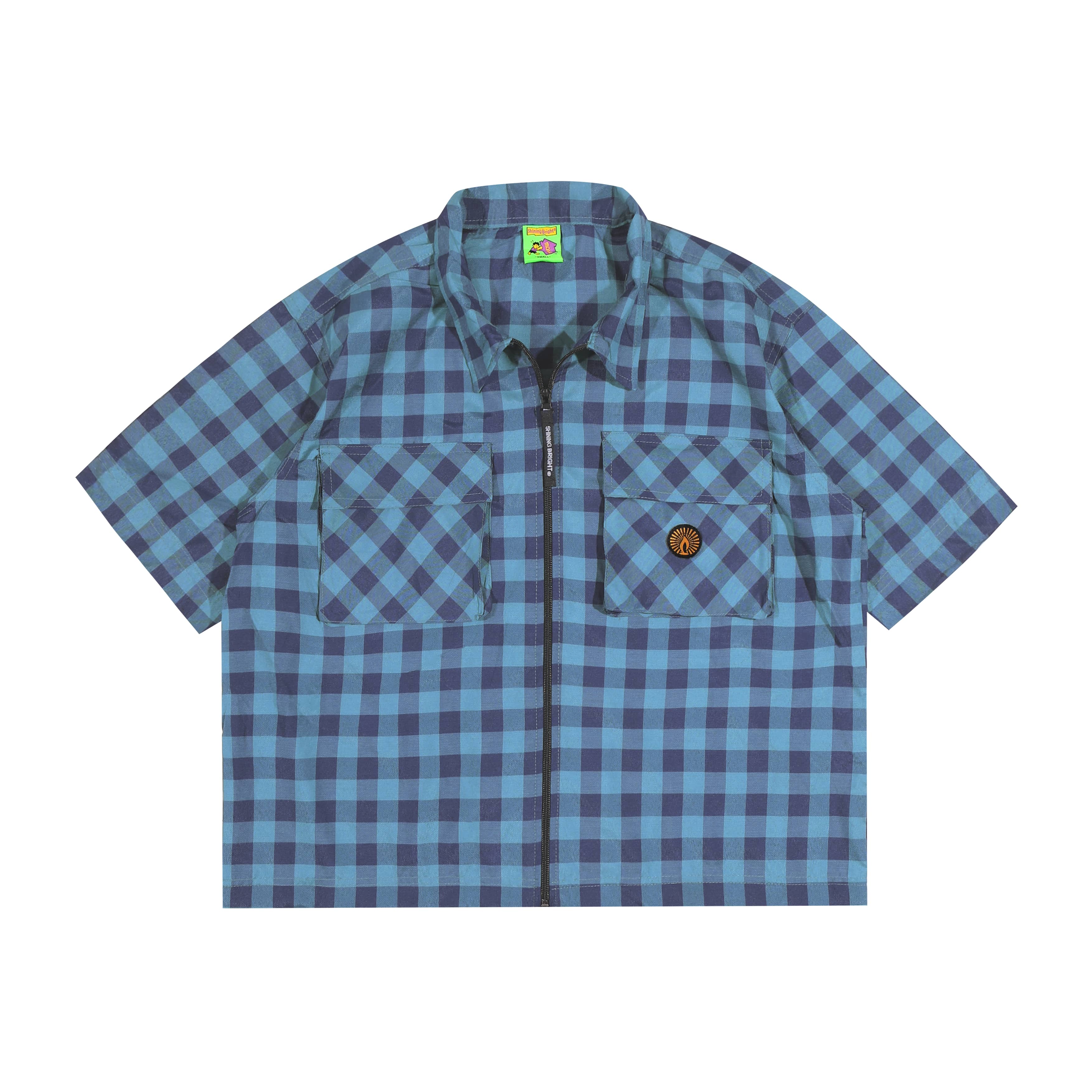 Shining Bright Boxy Shirt - Navy