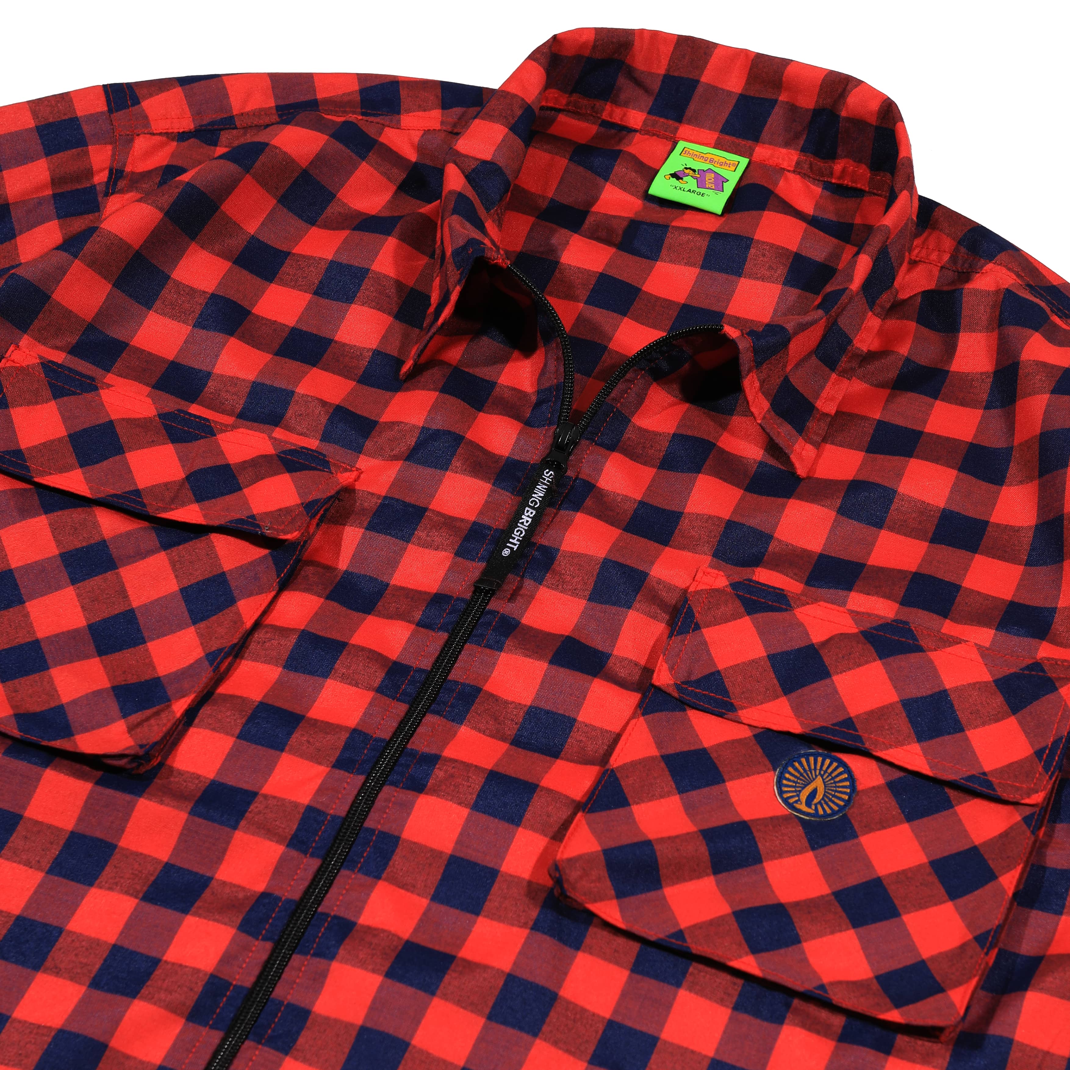 Shining Bright Boxy Shirt - Red