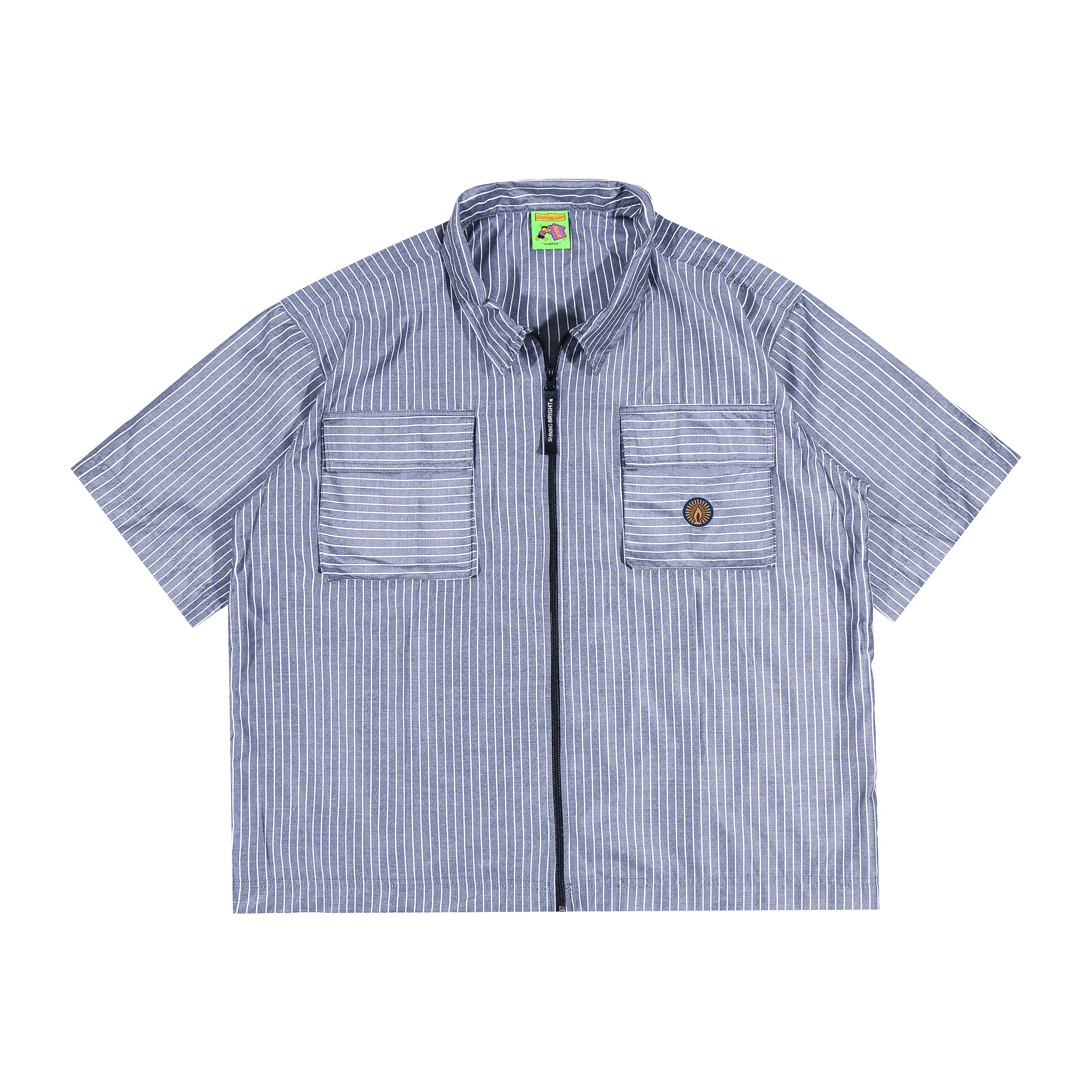 Shining Bright Bold Stripe Shirt - Blue