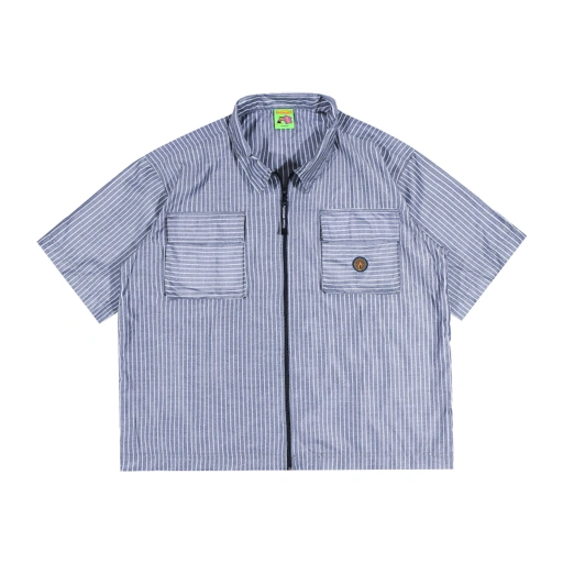 Image of Shining Bright Bold Stripe Shirt - Blue
