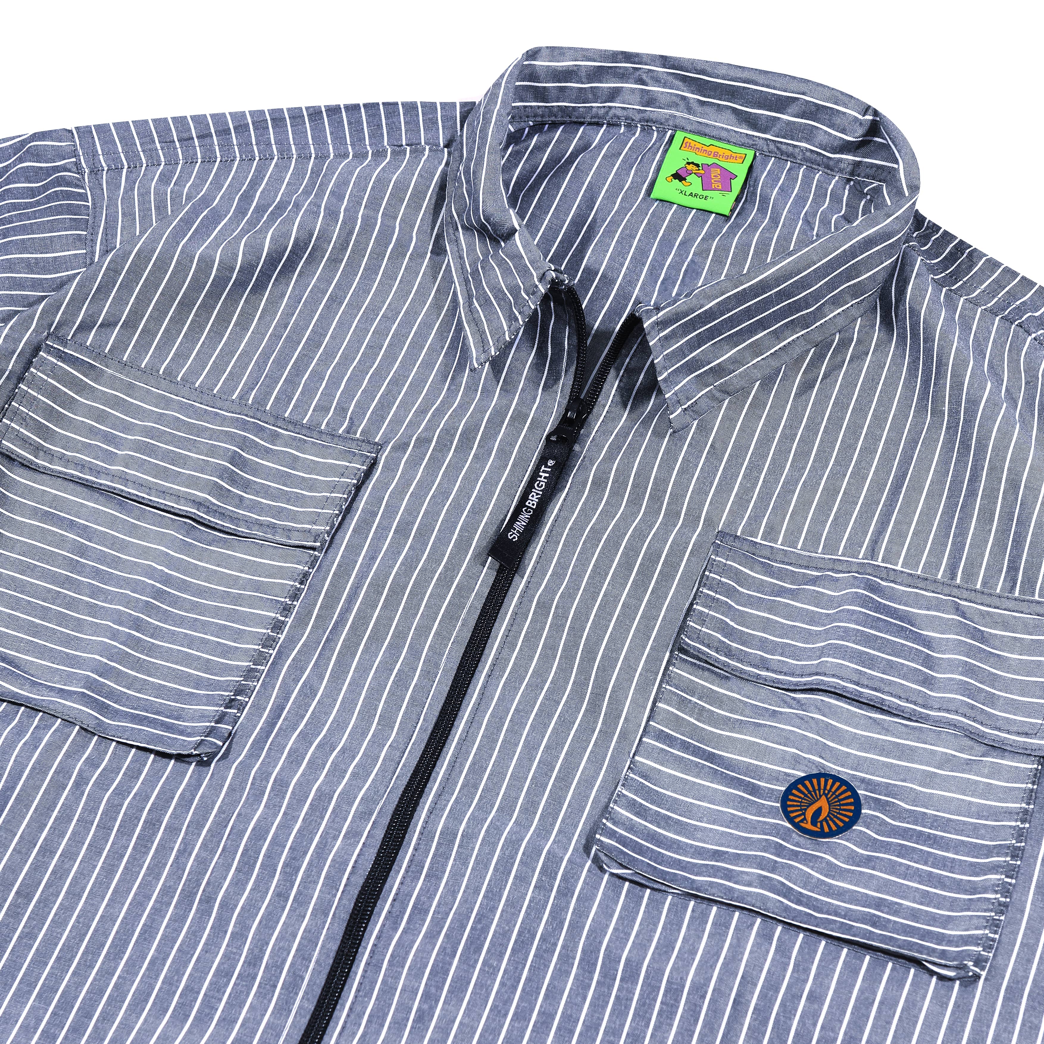 Shining Bright Bold Stripe Shirt - Blue
