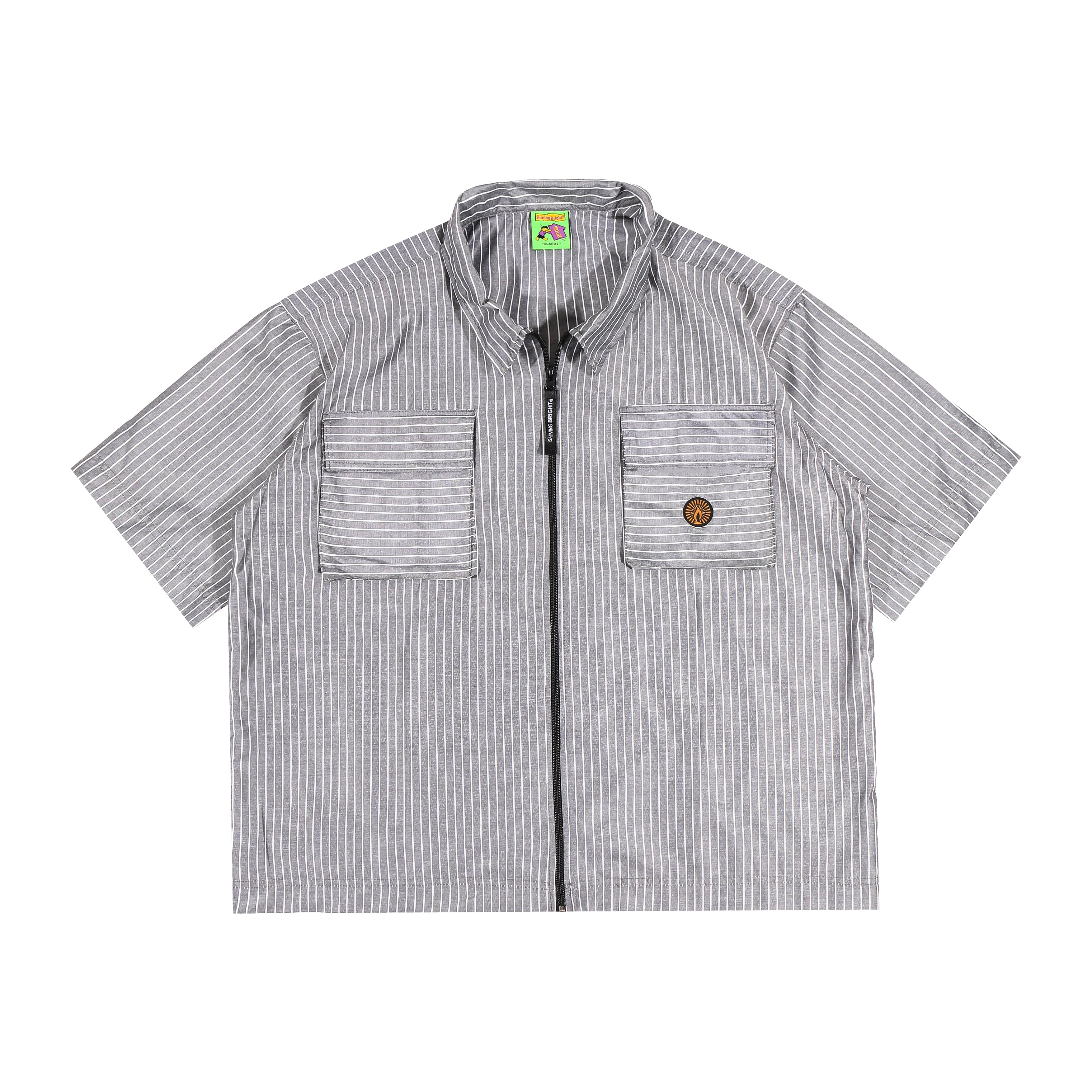 Shining Bright Bold Stripe Shirt - Black
