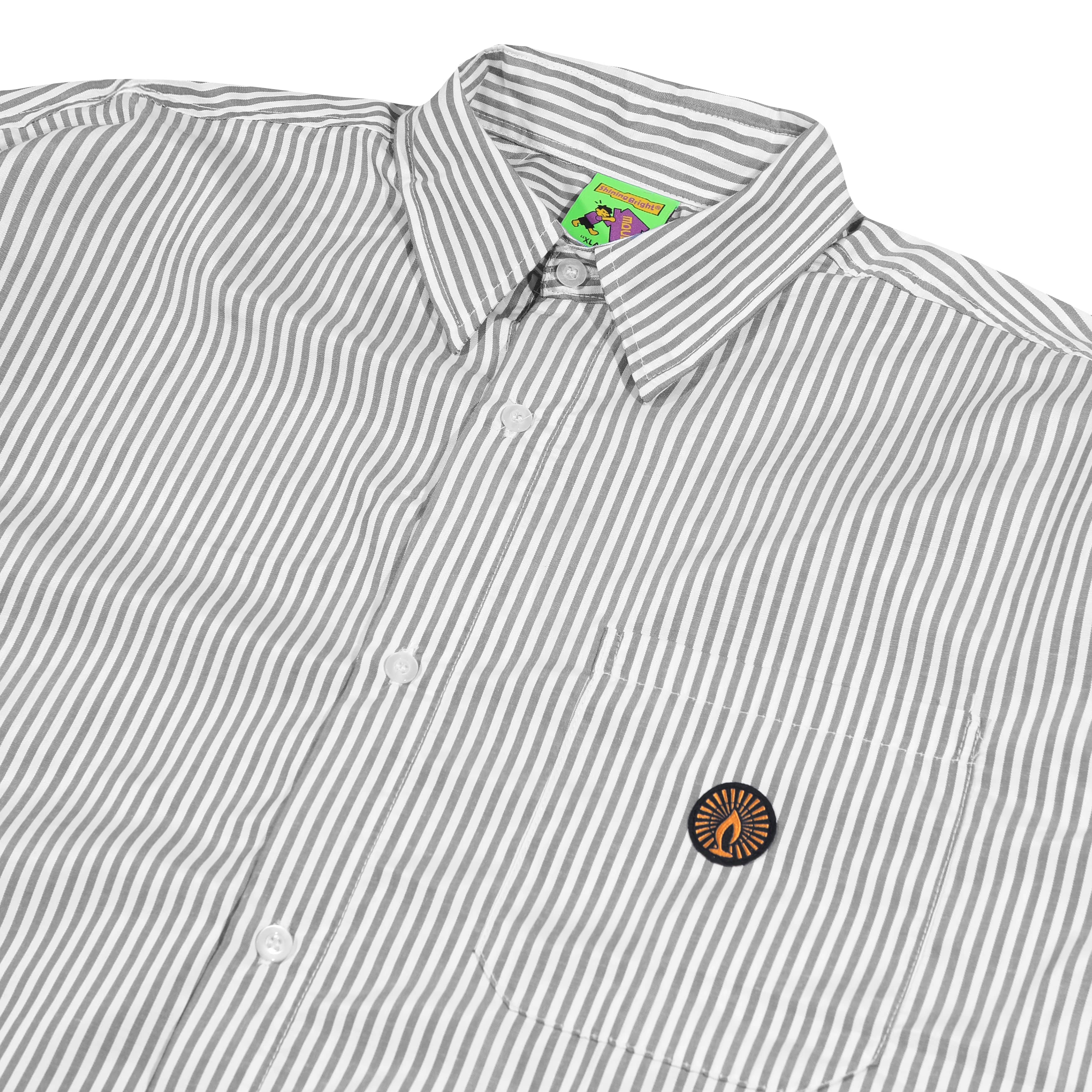 Shining Bright Wizzle Stripe Shirt - Black