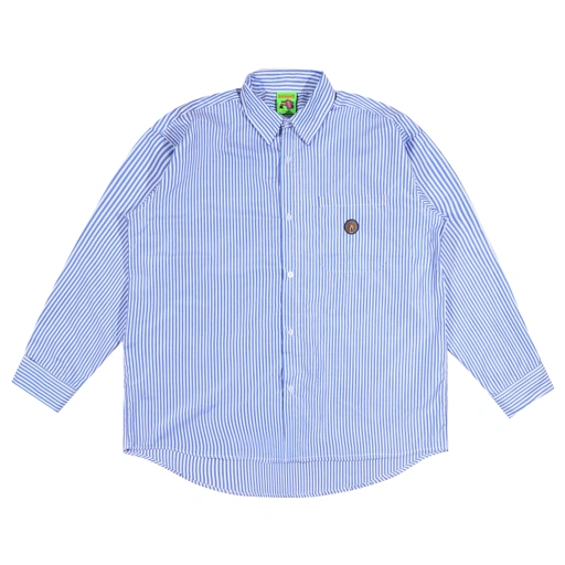Image of Shining Bright Wizzle Stripe Shirt - Blue