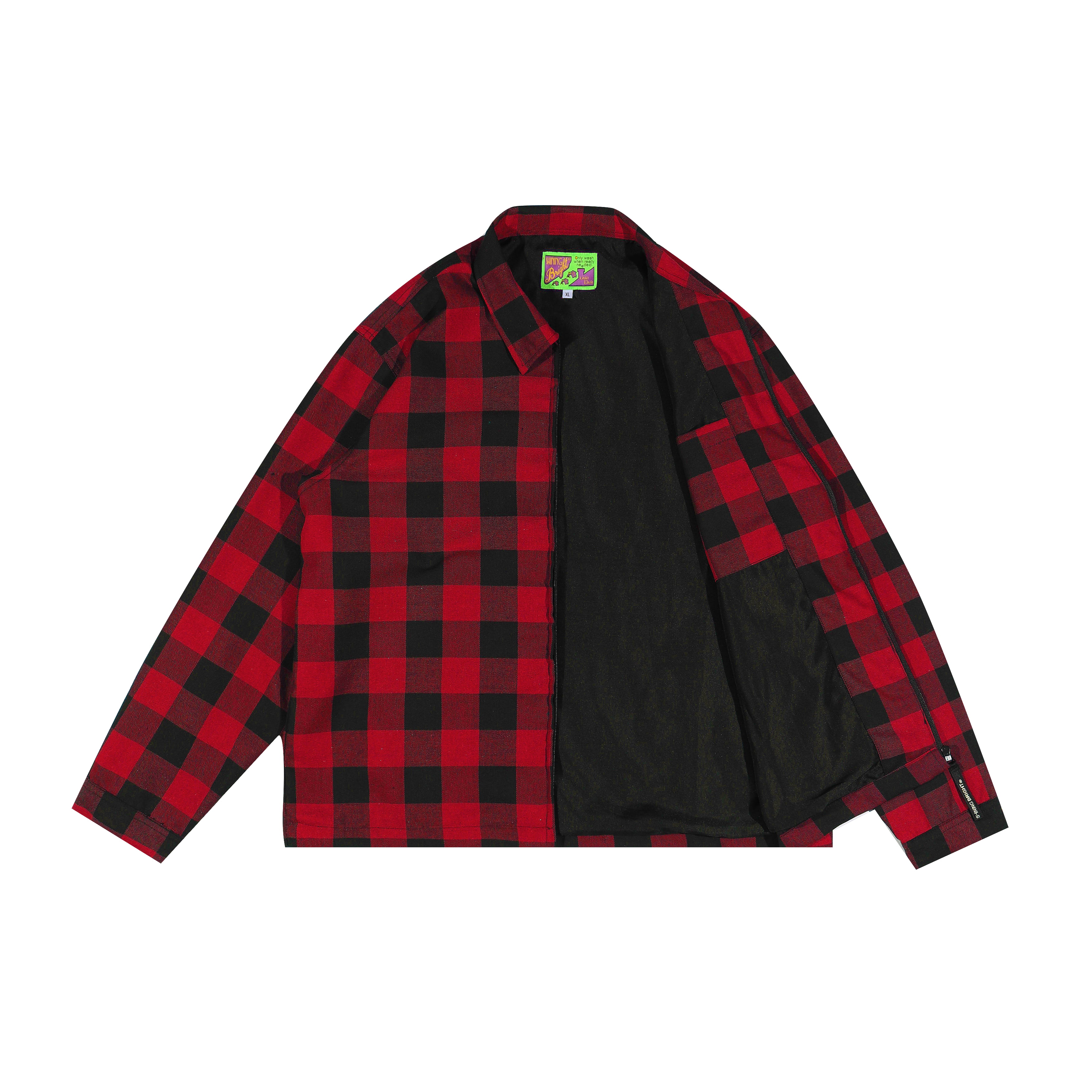 Shining Bright Home Work Jacket Navy - Red
