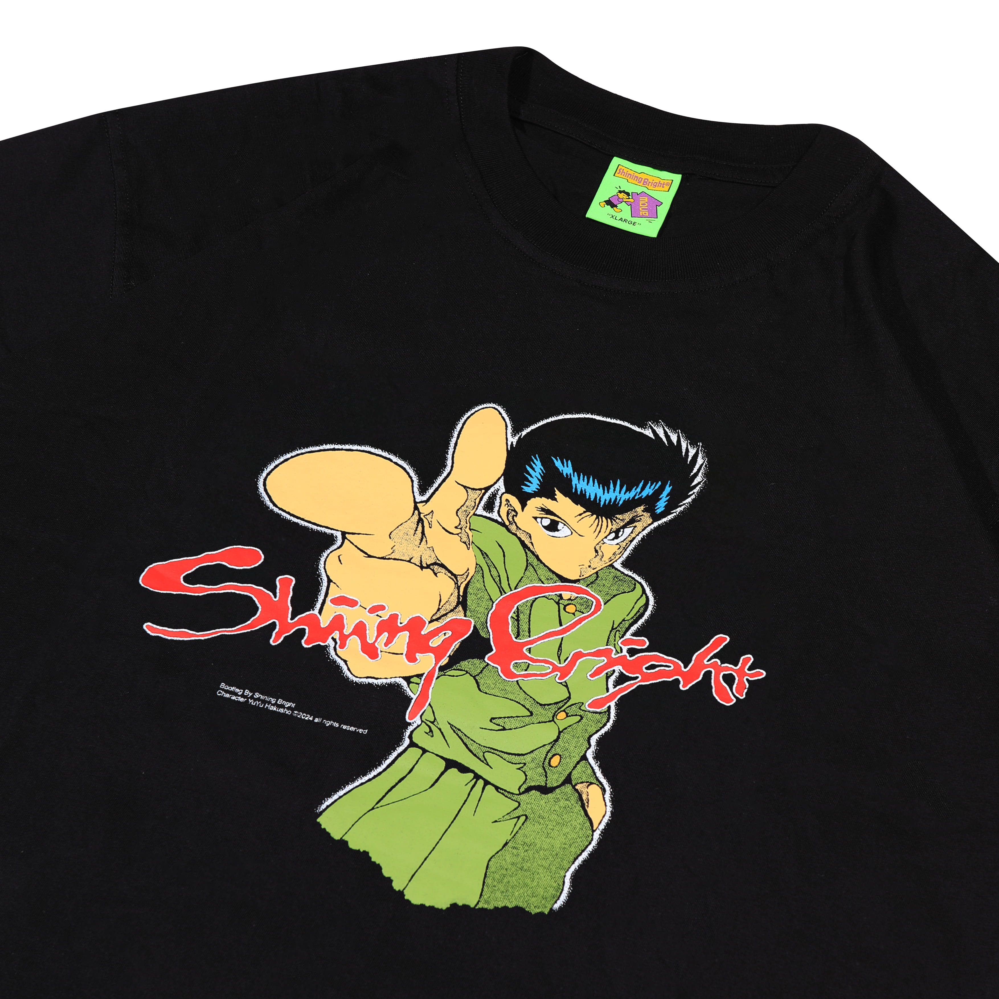 Shining Bright Yuyuhakuso Tshirt - Black