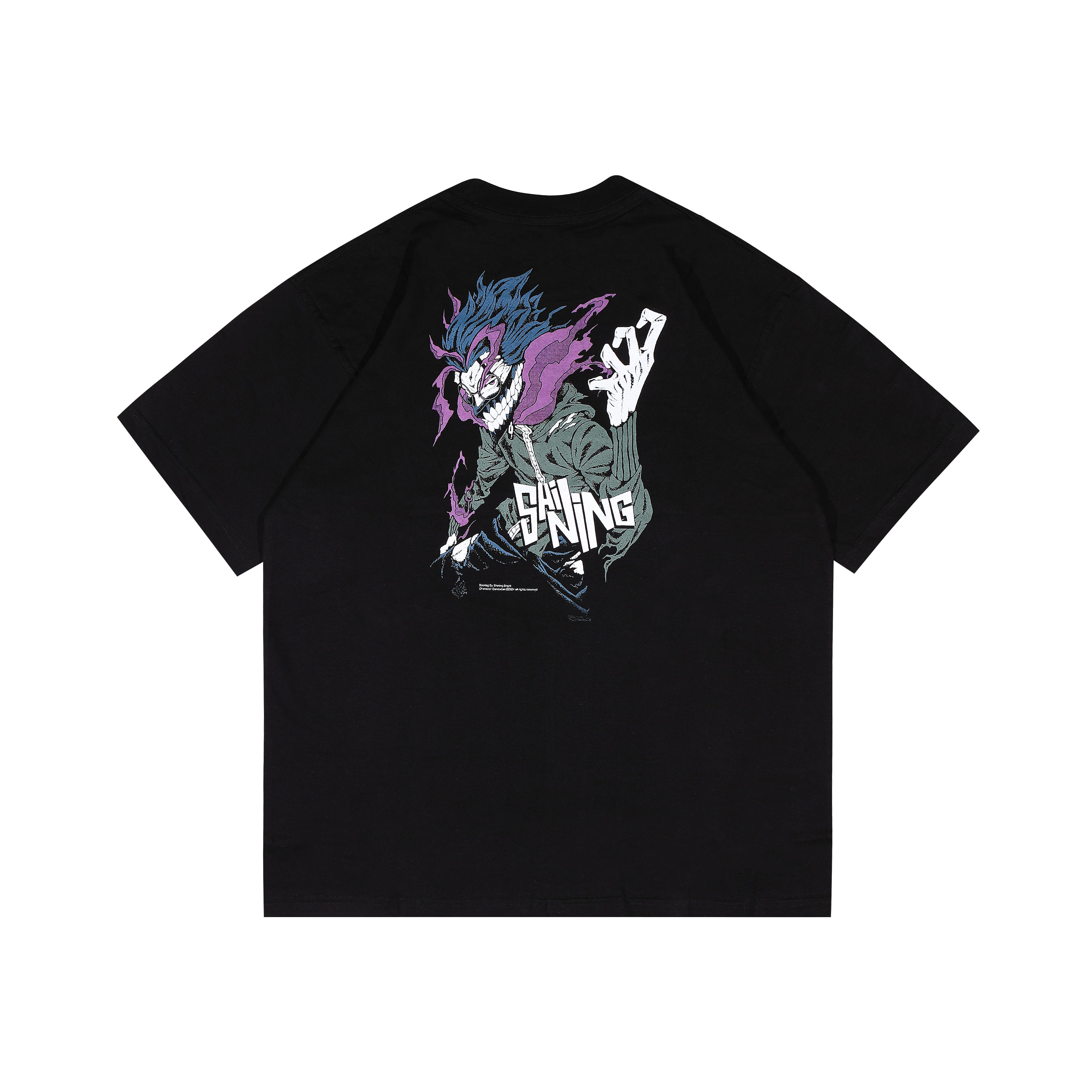Shining Bright Dandadan Tshirt - Black