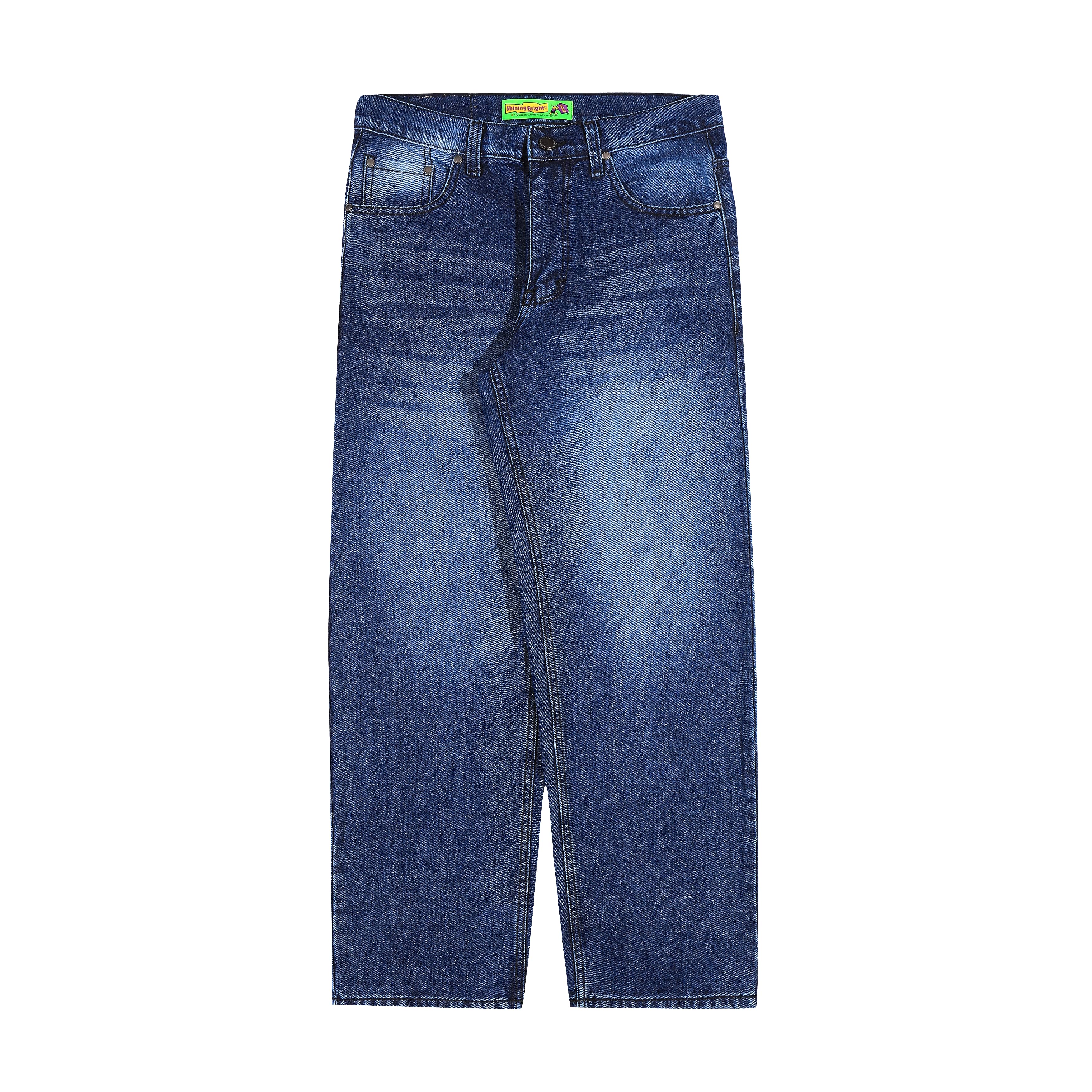 Shining Bright Jeans Long Pants Denim - Blue Wash