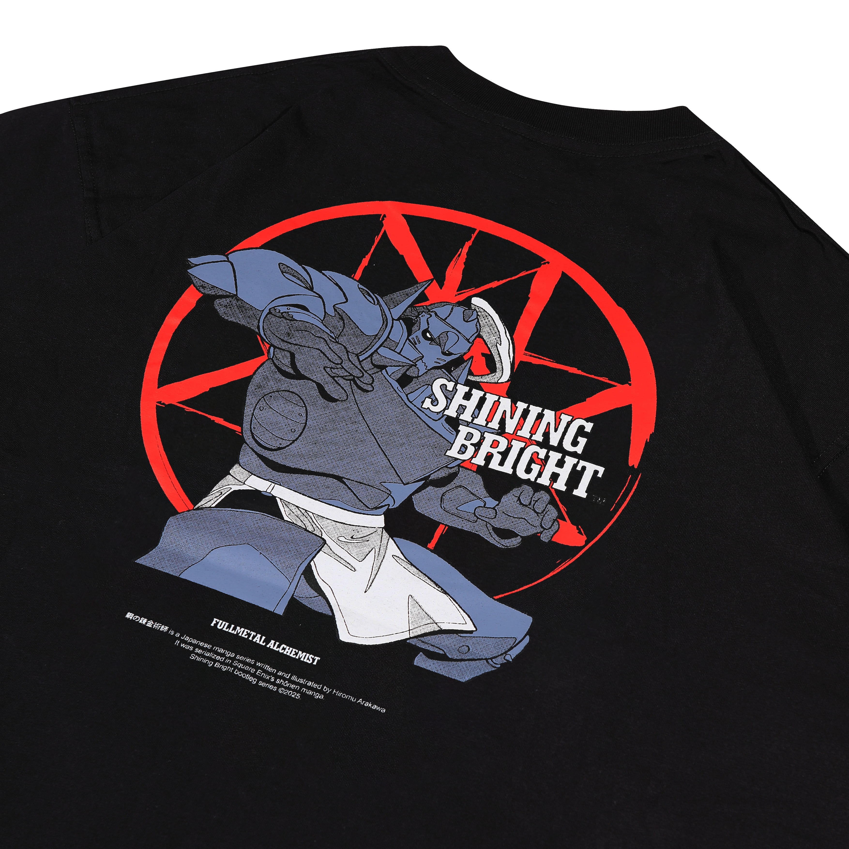 Shining Bright Fullmetal Tshirt - Black