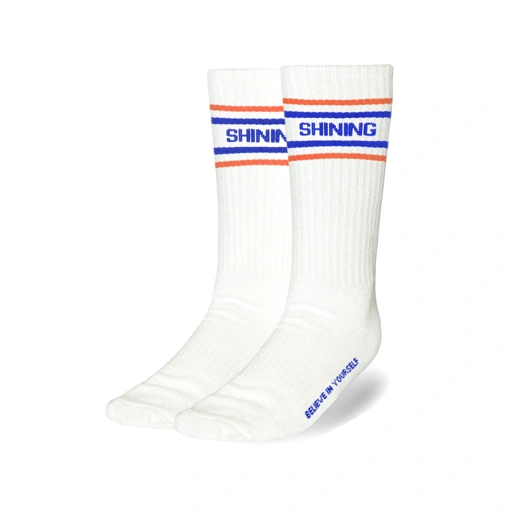 Image of Shining Bright Campus Socks - White