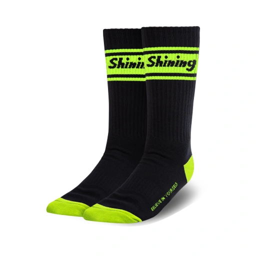 Image of Shining Bright School Socks - Black
