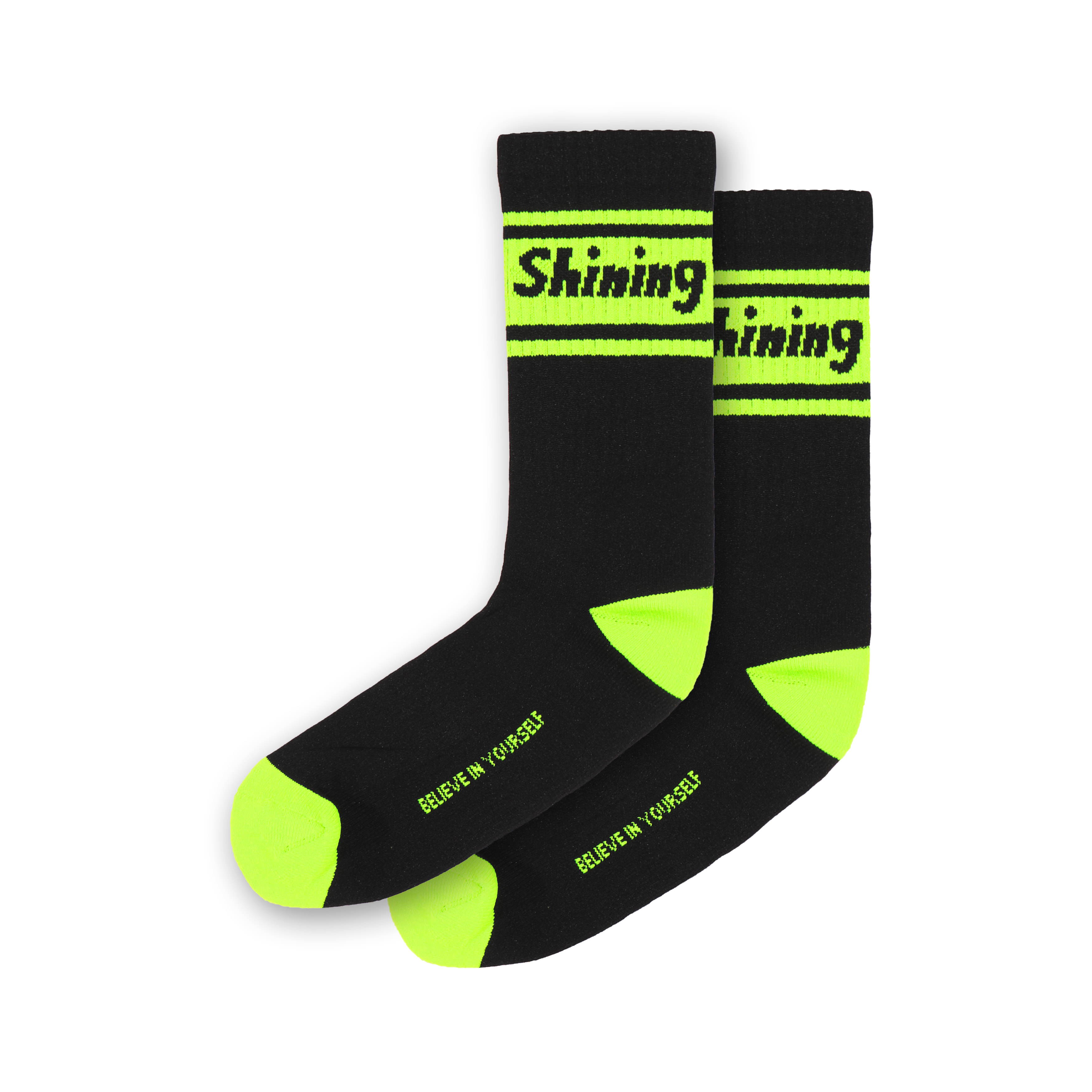 Shining Bright School Socks - Black