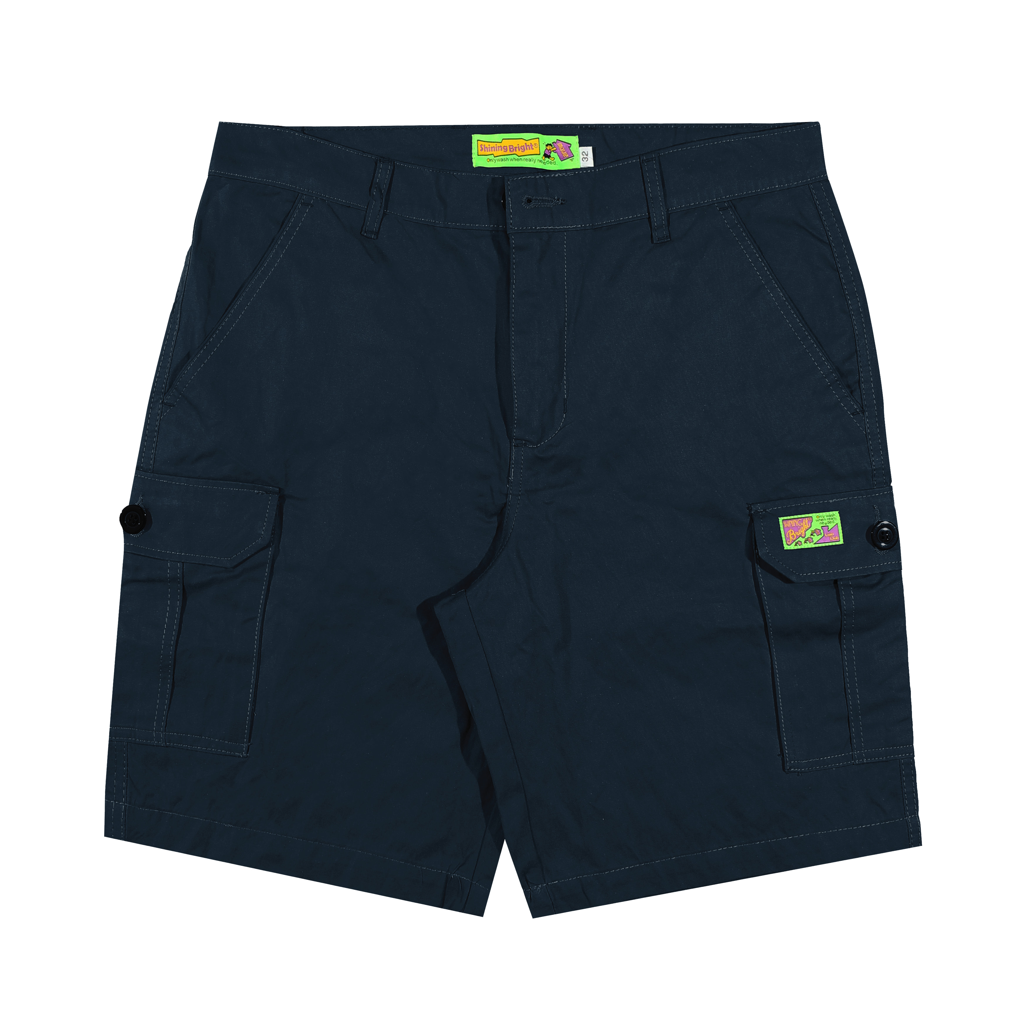 Shining Bright Voyager Short Cargo Pants - Navy