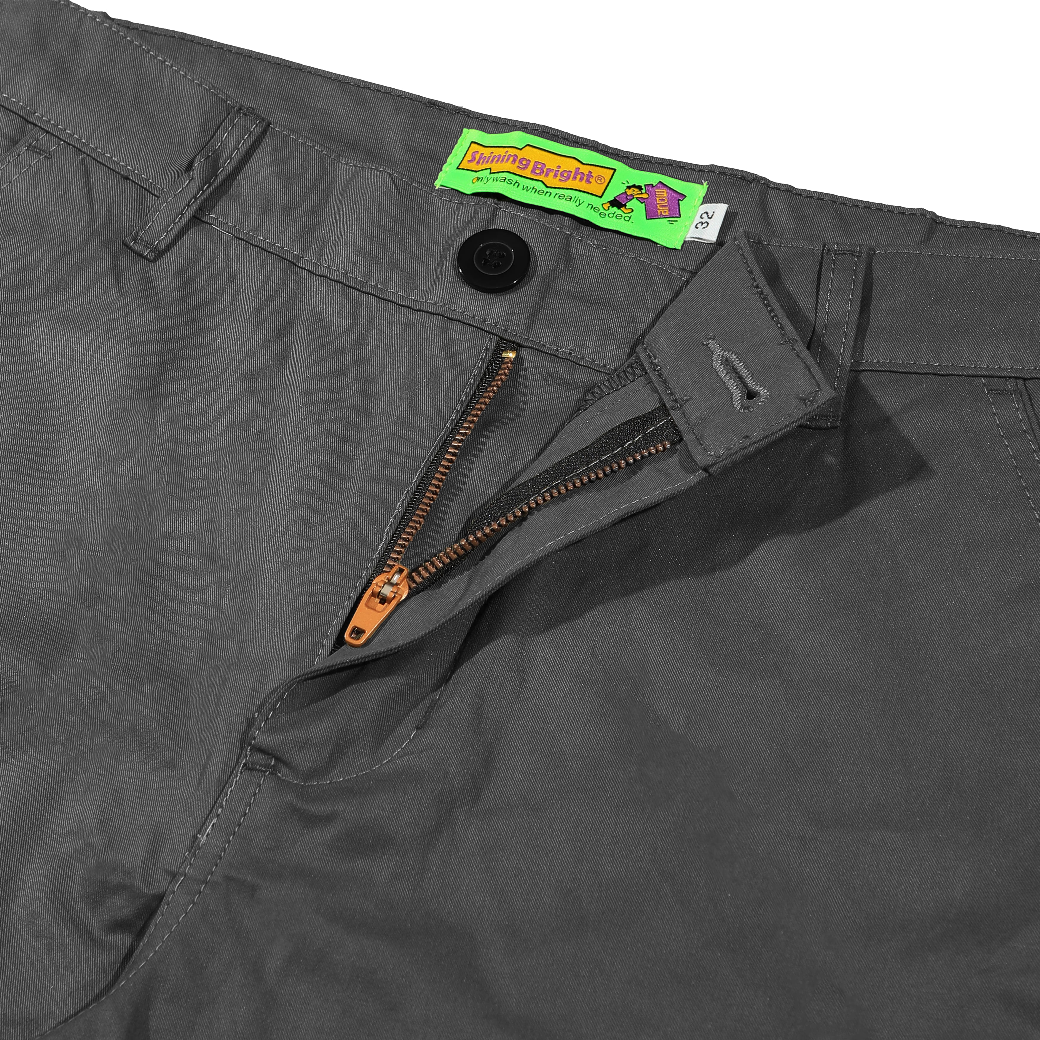 Shining Bright Voyager Short Cargo Pants - Grey