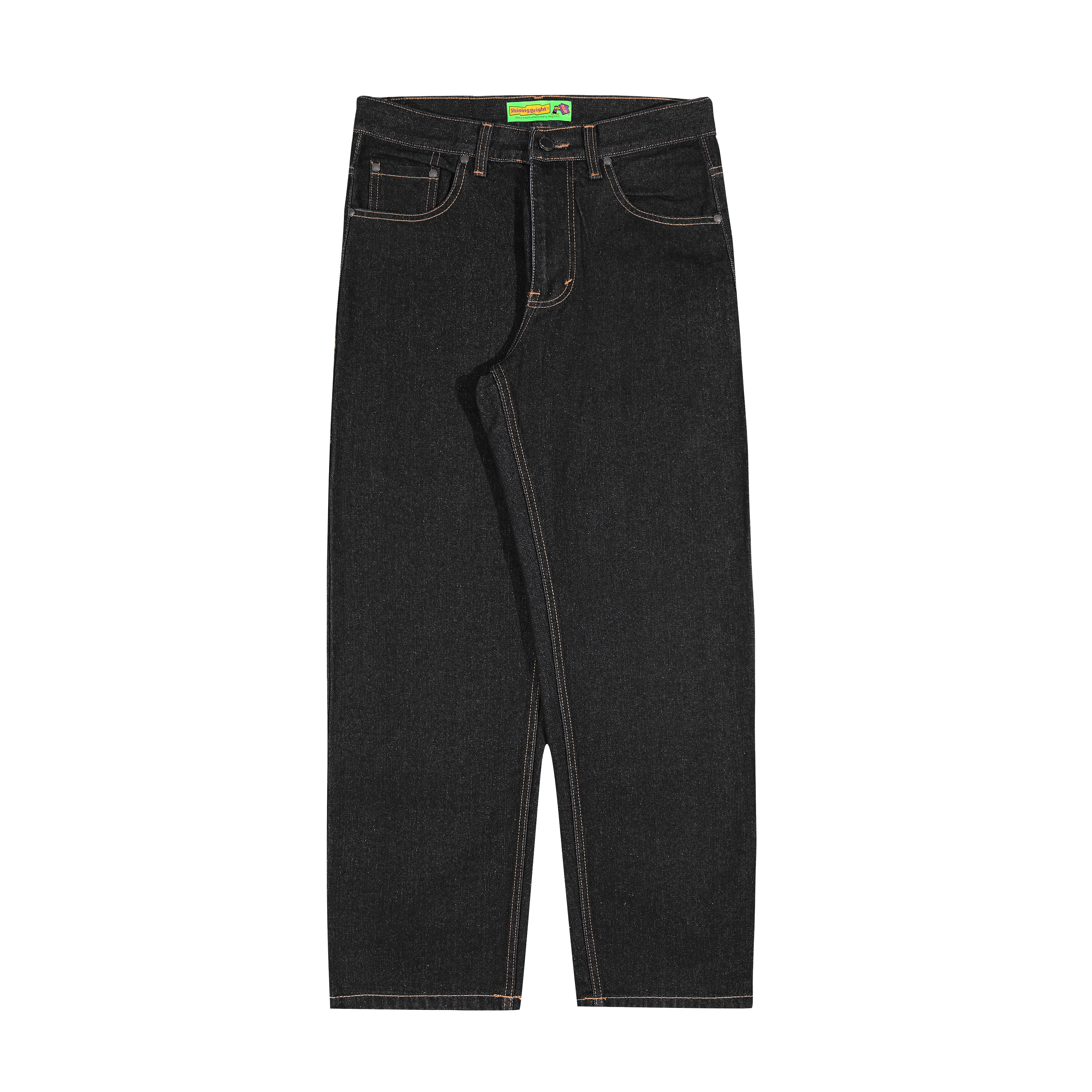 Shining Bright Jeans Long Pants Denim - Black