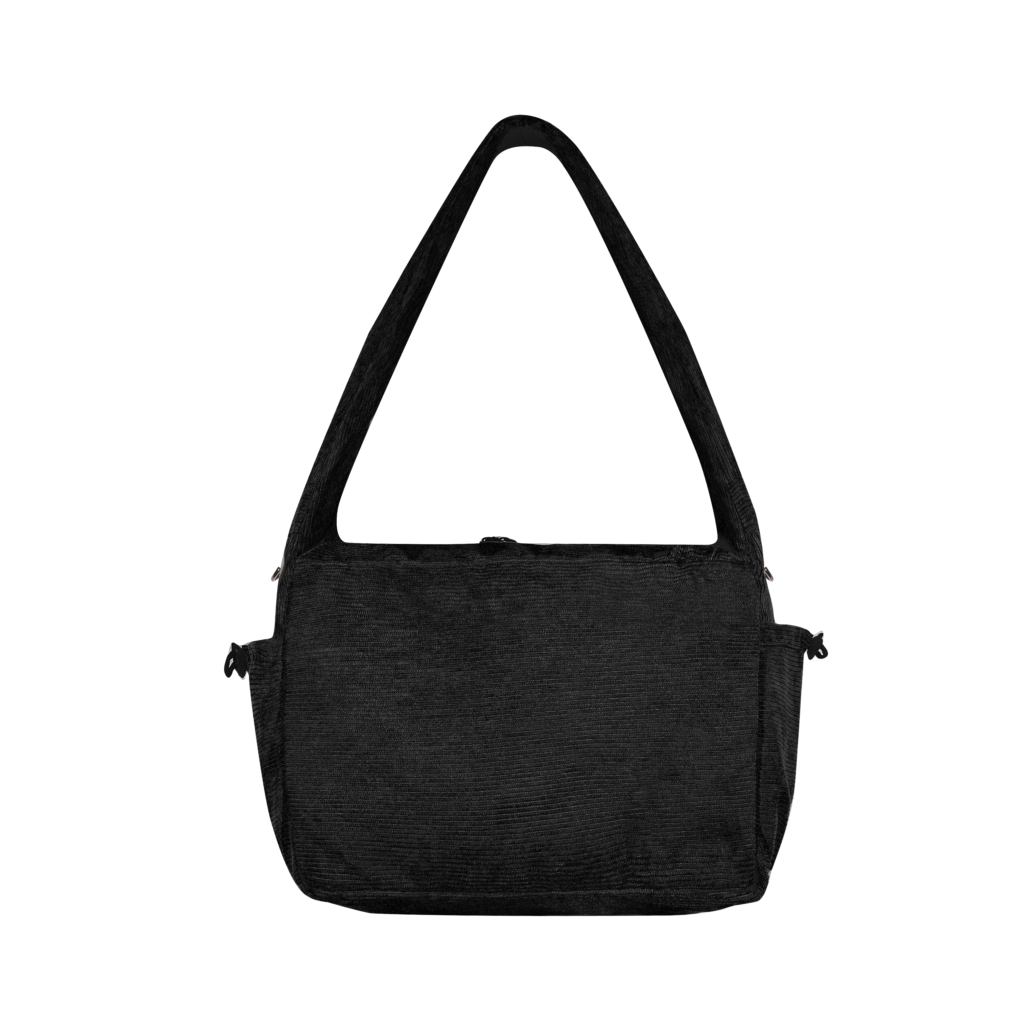 Shining Bright Raven Slingbag Corduroy - Black