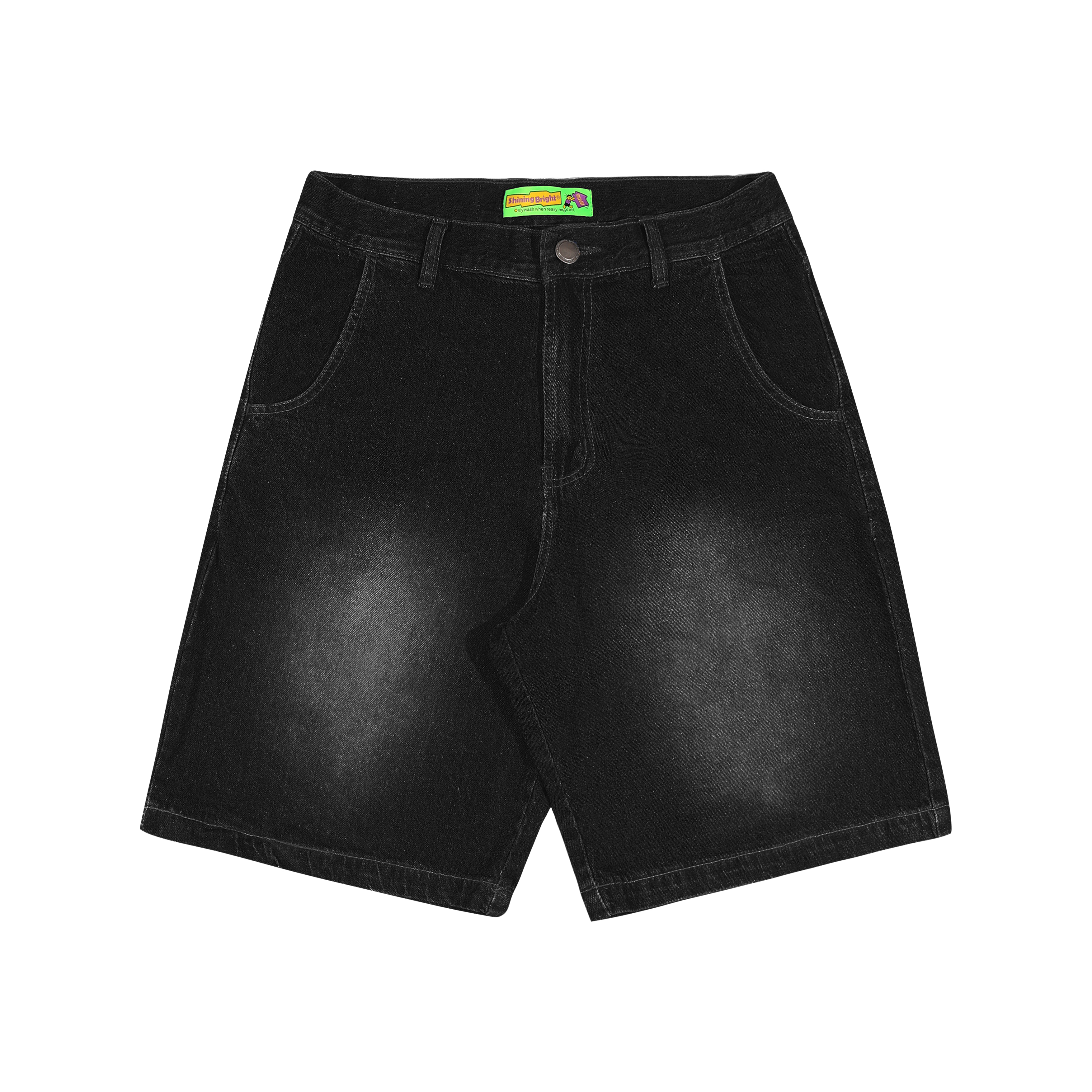 Shining Bright Jorts Denim Short Pants - Grey Stone