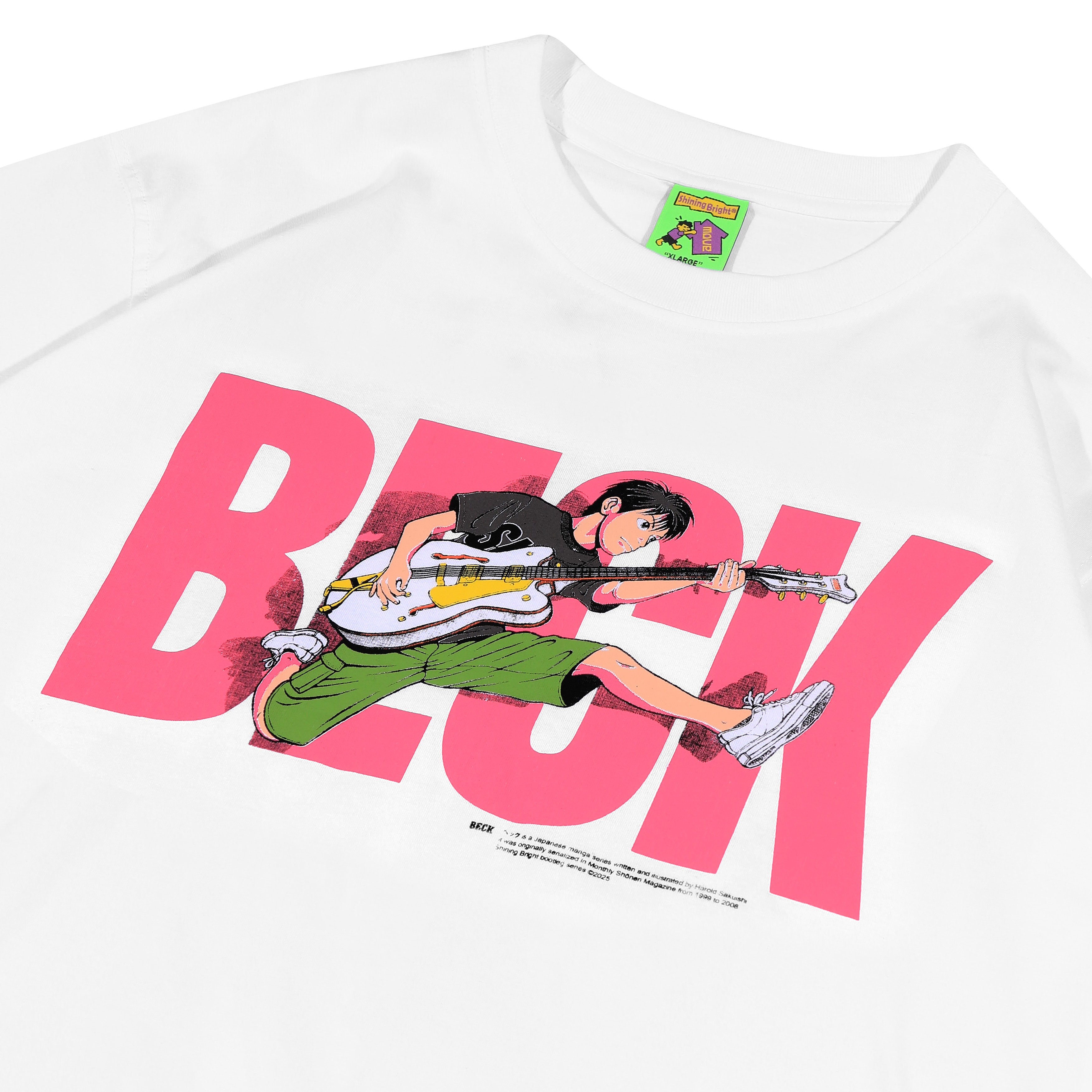 Shining Bright Beck Tshirt - White